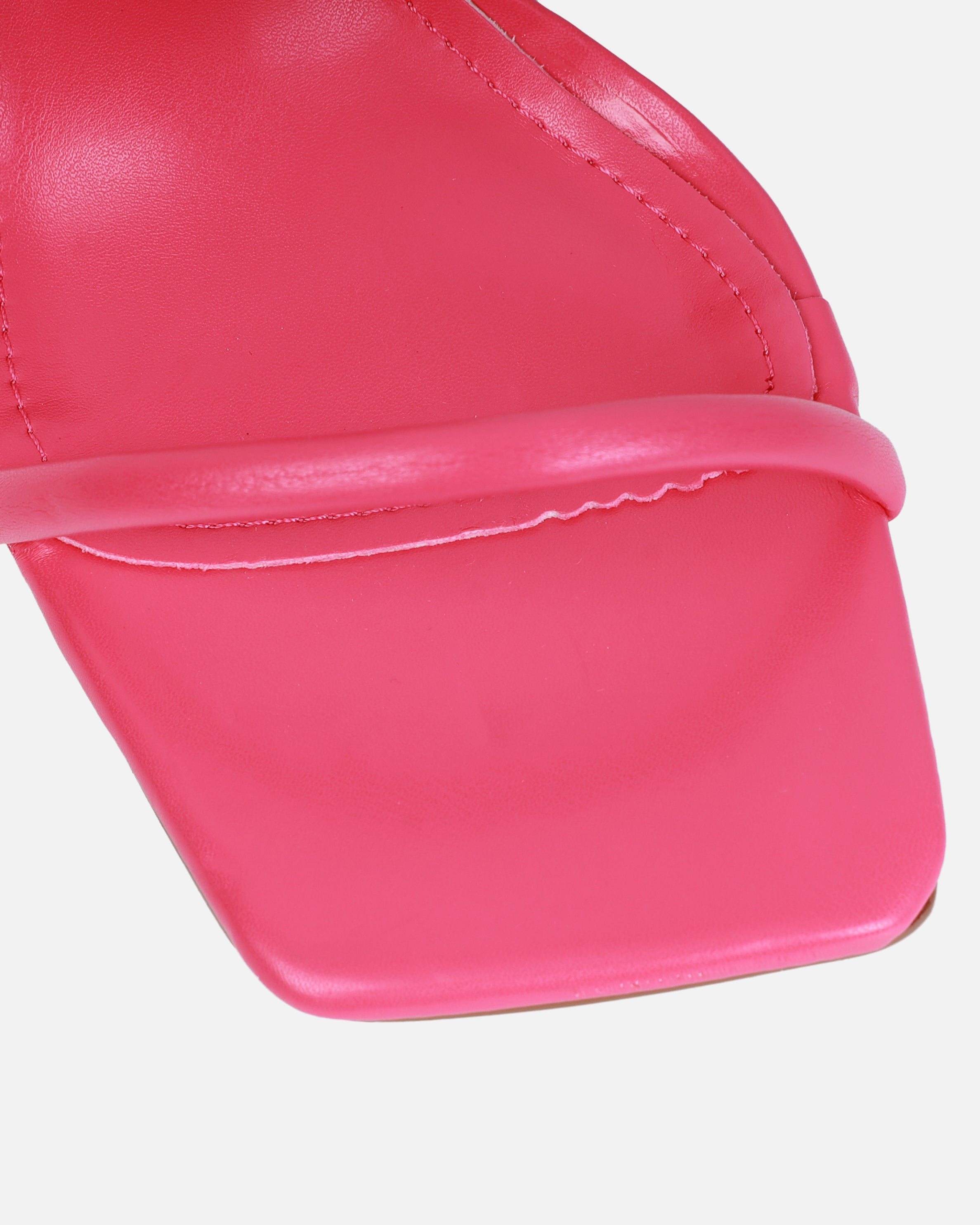 Gamela Fuchsia Pink Strappy Block Heels | SIMMI London