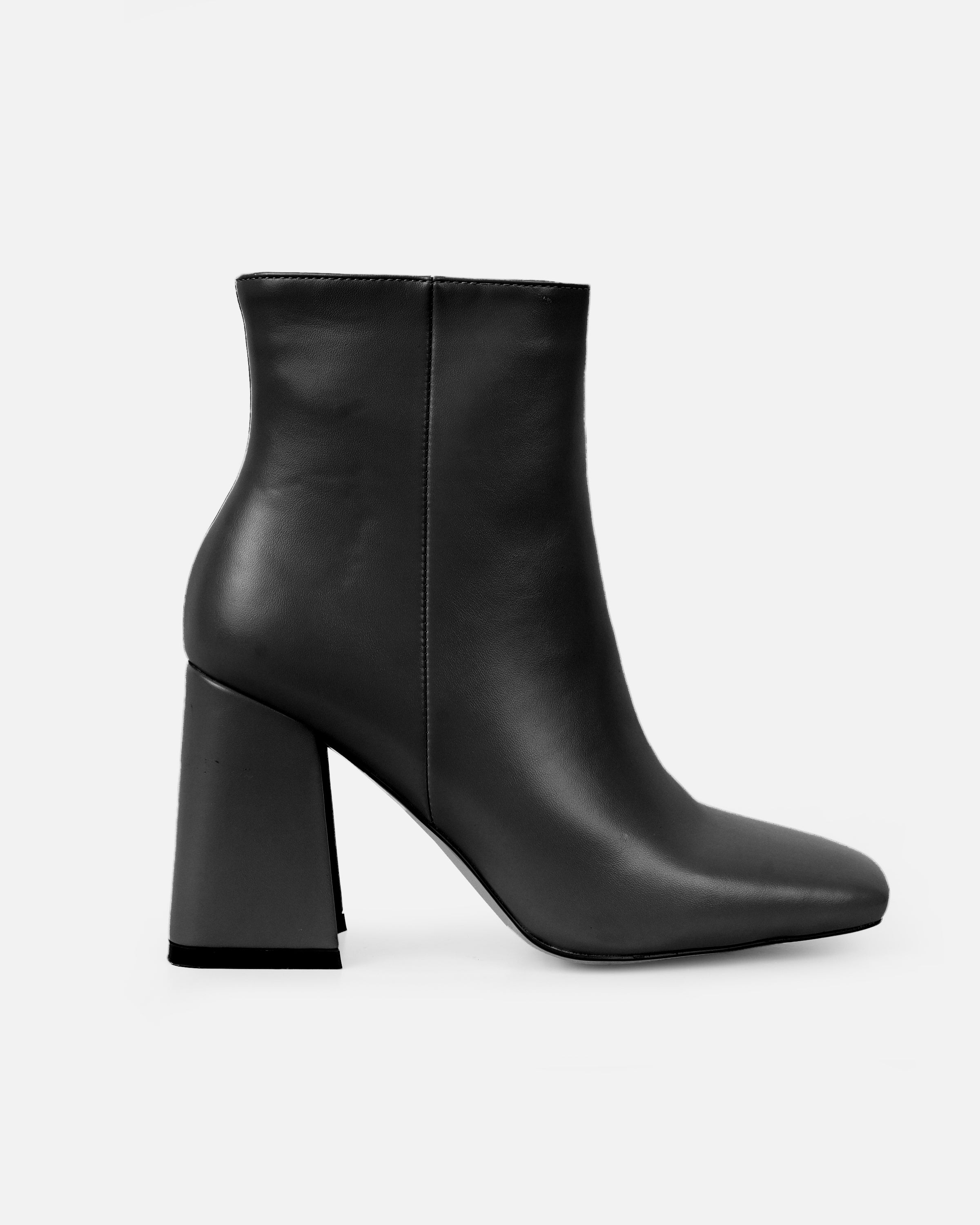 Jameson Black Mid Heeled Ankle Boots | SIMMI London