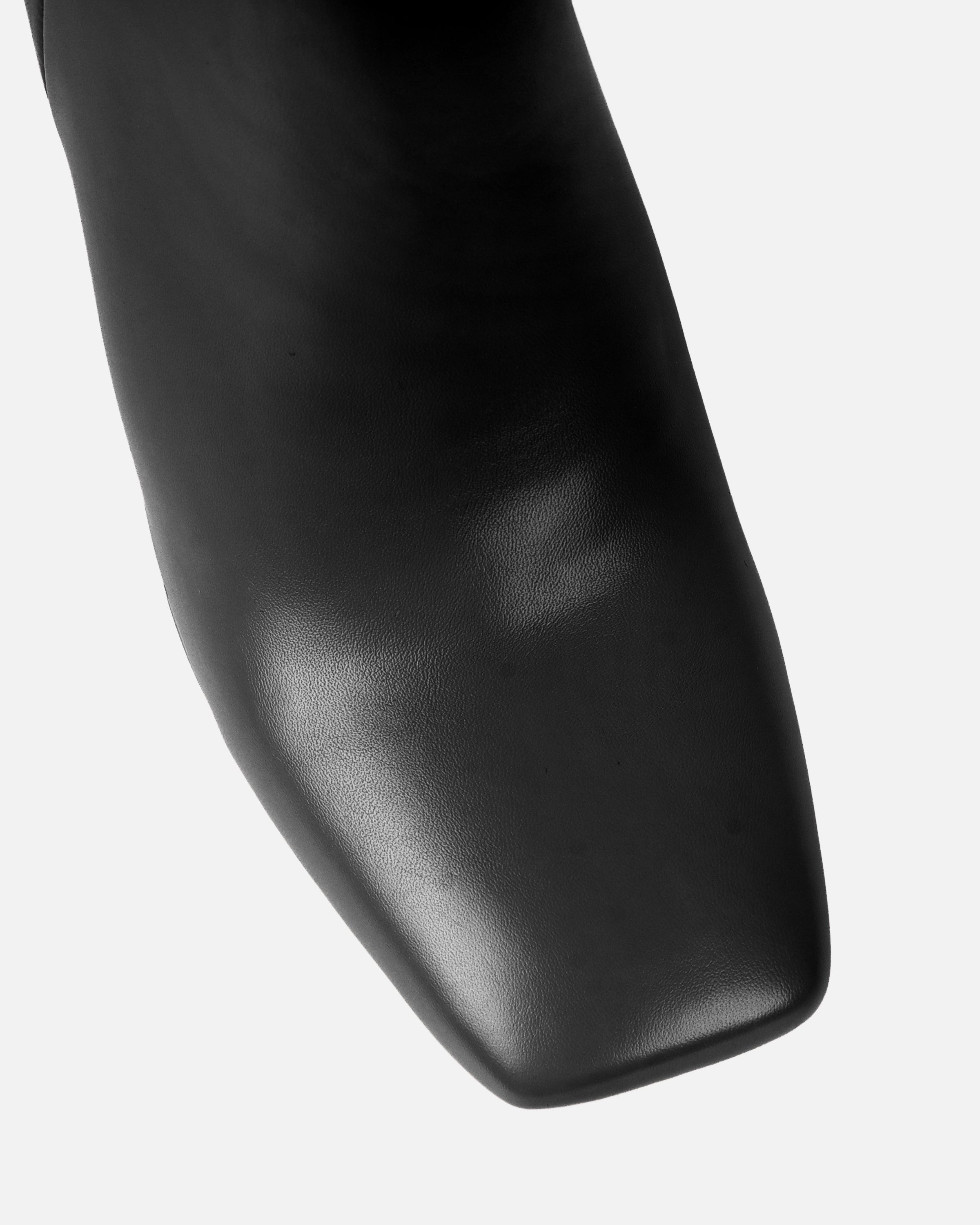 Jameson Black Mid Heeled Ankle Boots | SIMMI London