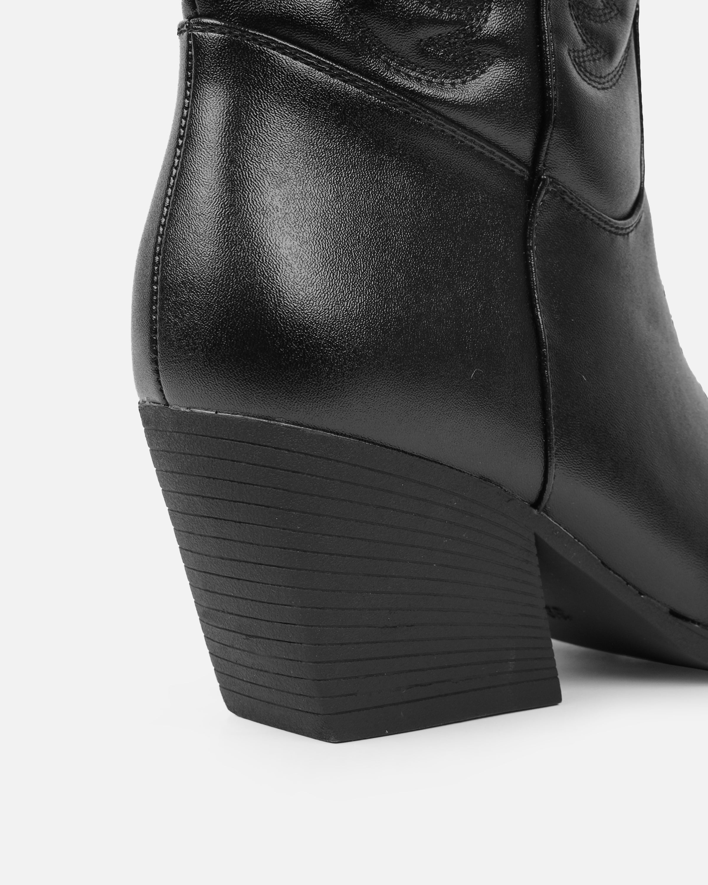Joseph Black Calf Western Boots | SIMMI London