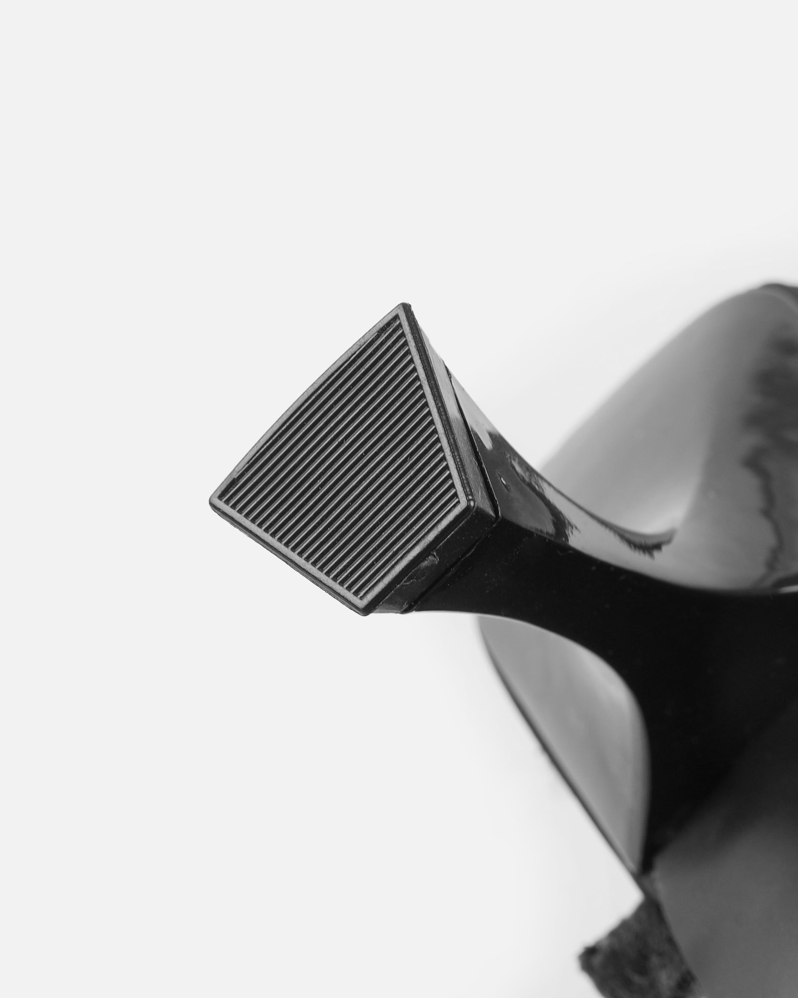 Jube black satin fluffy court shoes | SIMMI London