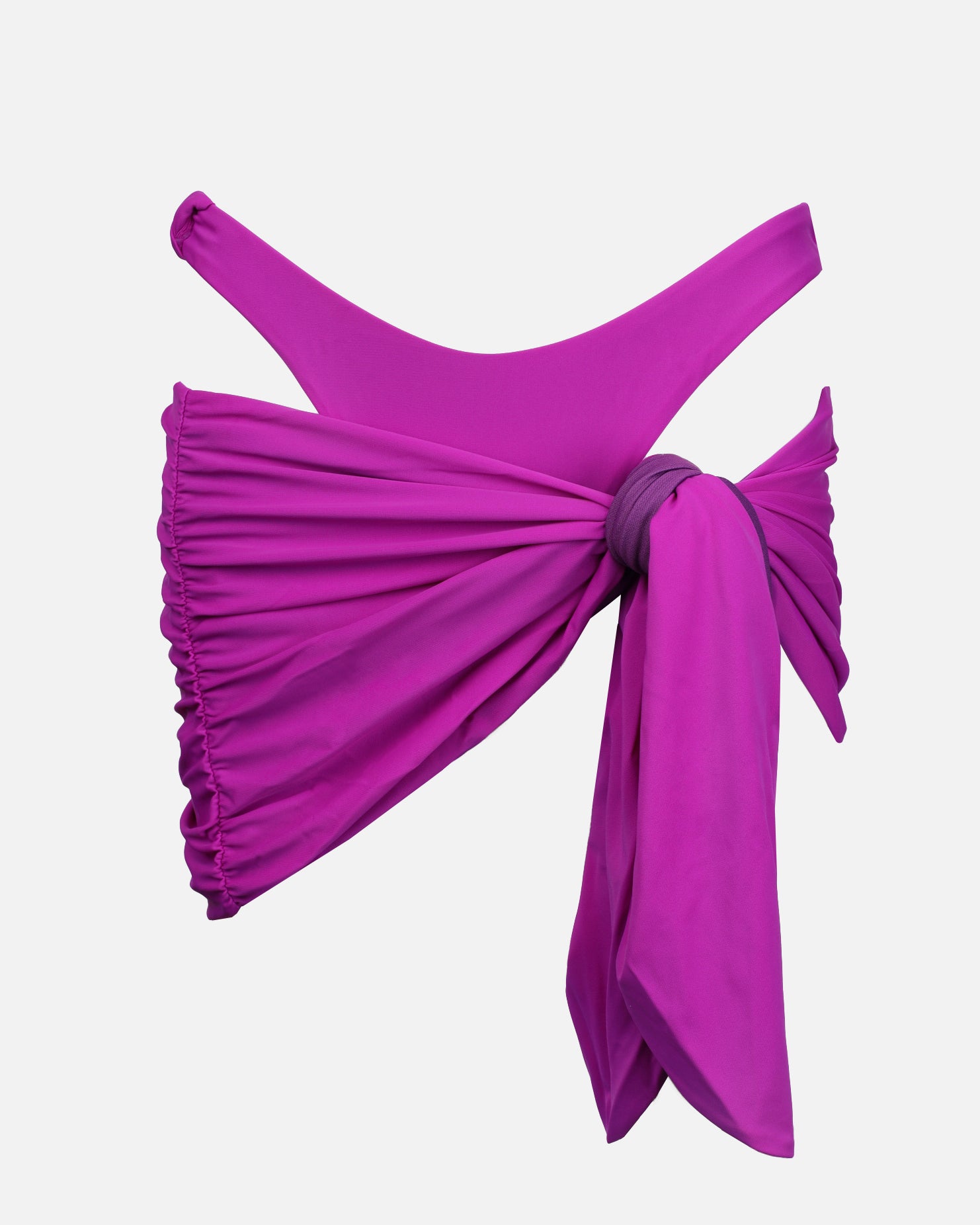 Lanai Purple Knot Detail Sarong | SIMMI London
