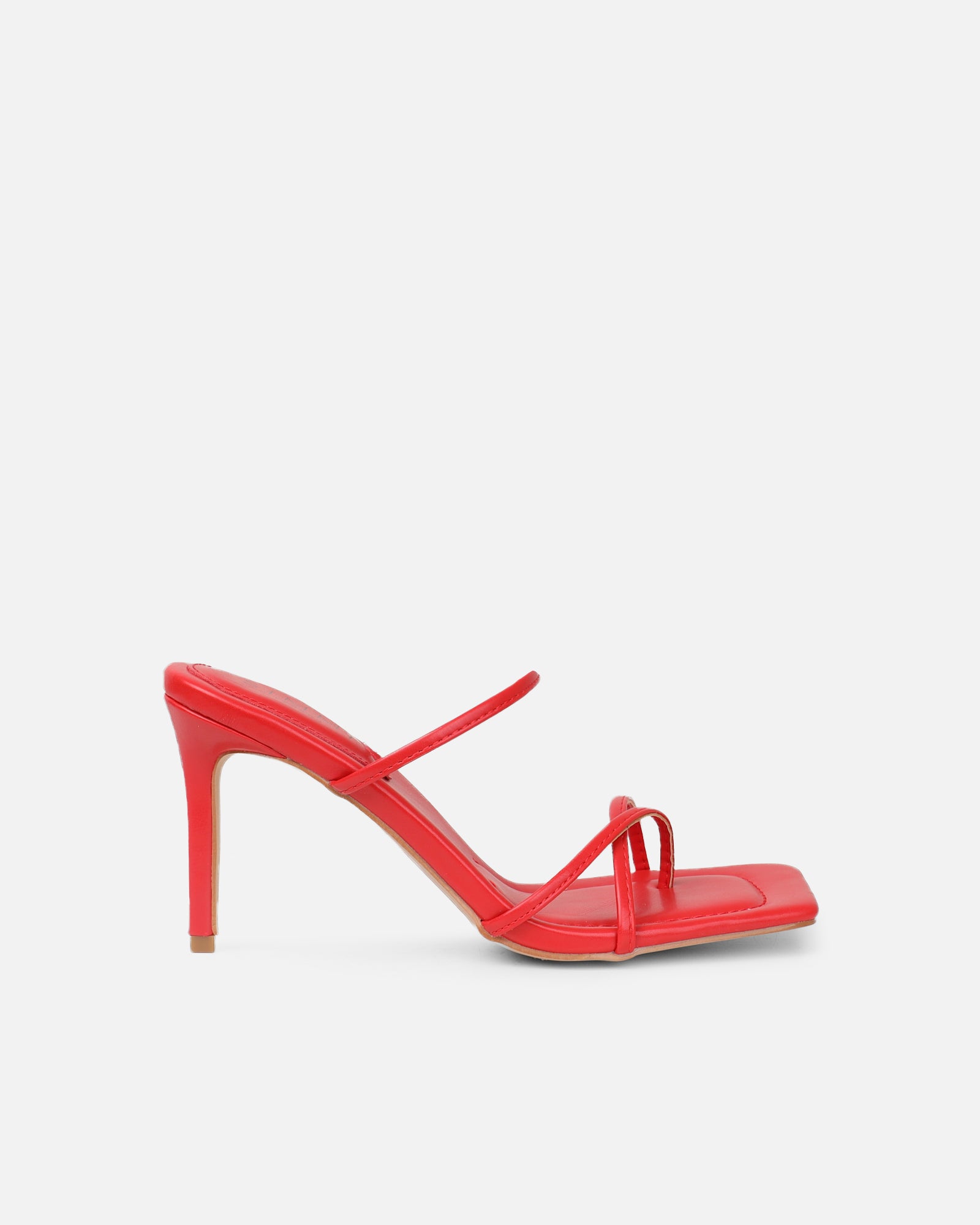 Jayana Red Strappy Mules | SIMMI London