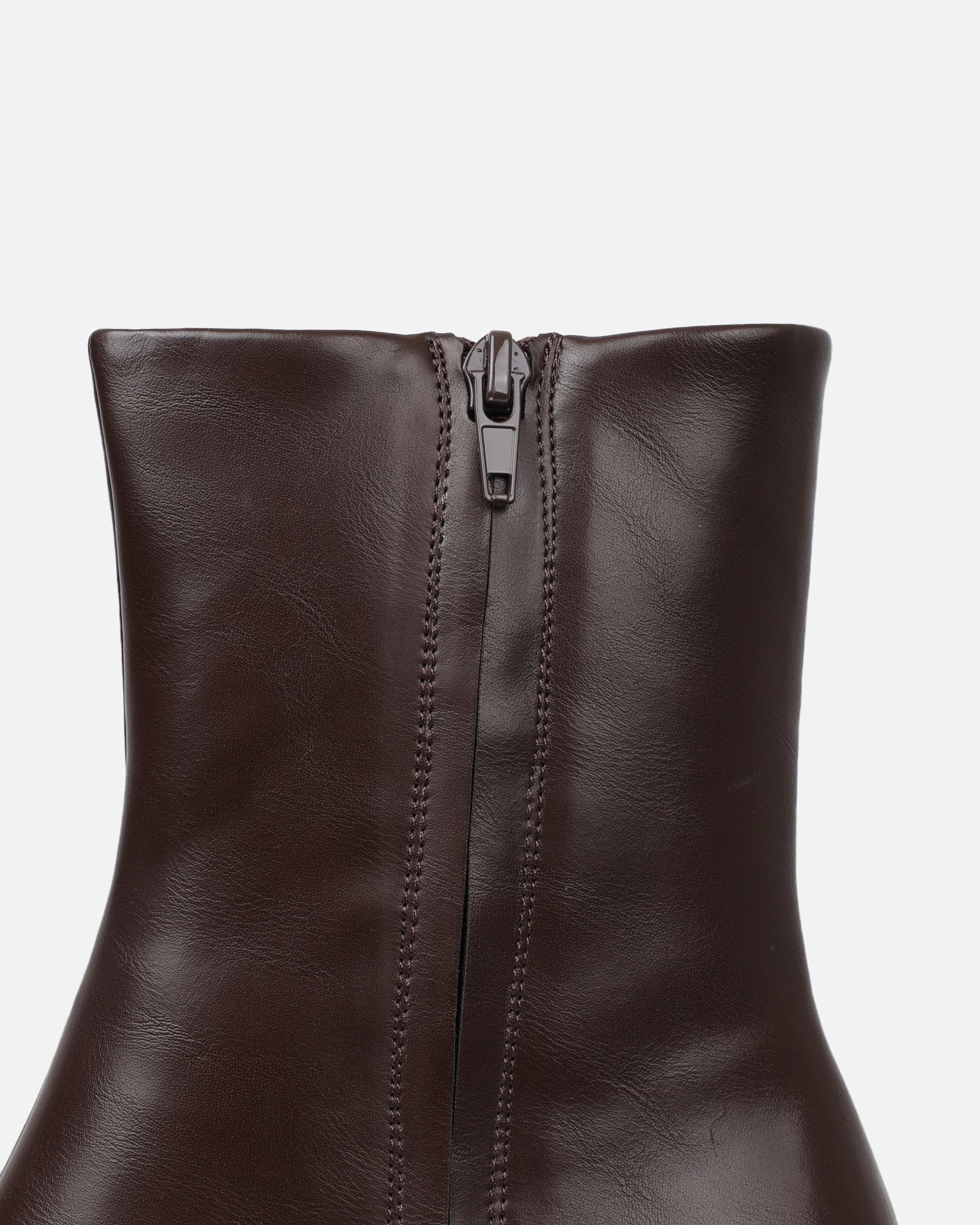 Lambert Chocolate Brown Low Heeled Boots | SIMMI London