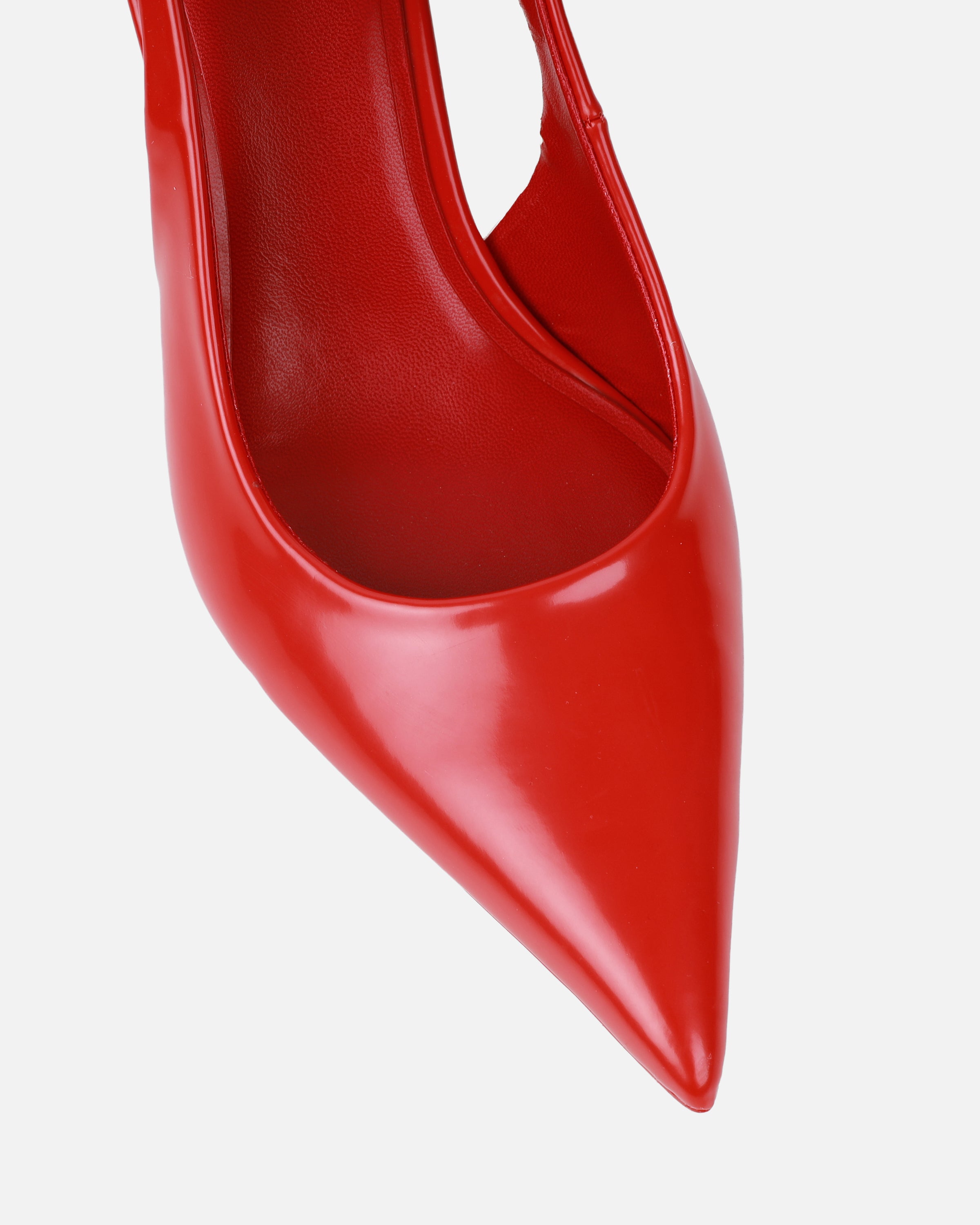 Liorra Red Box Sling Back Court Shoes | SIMMI London