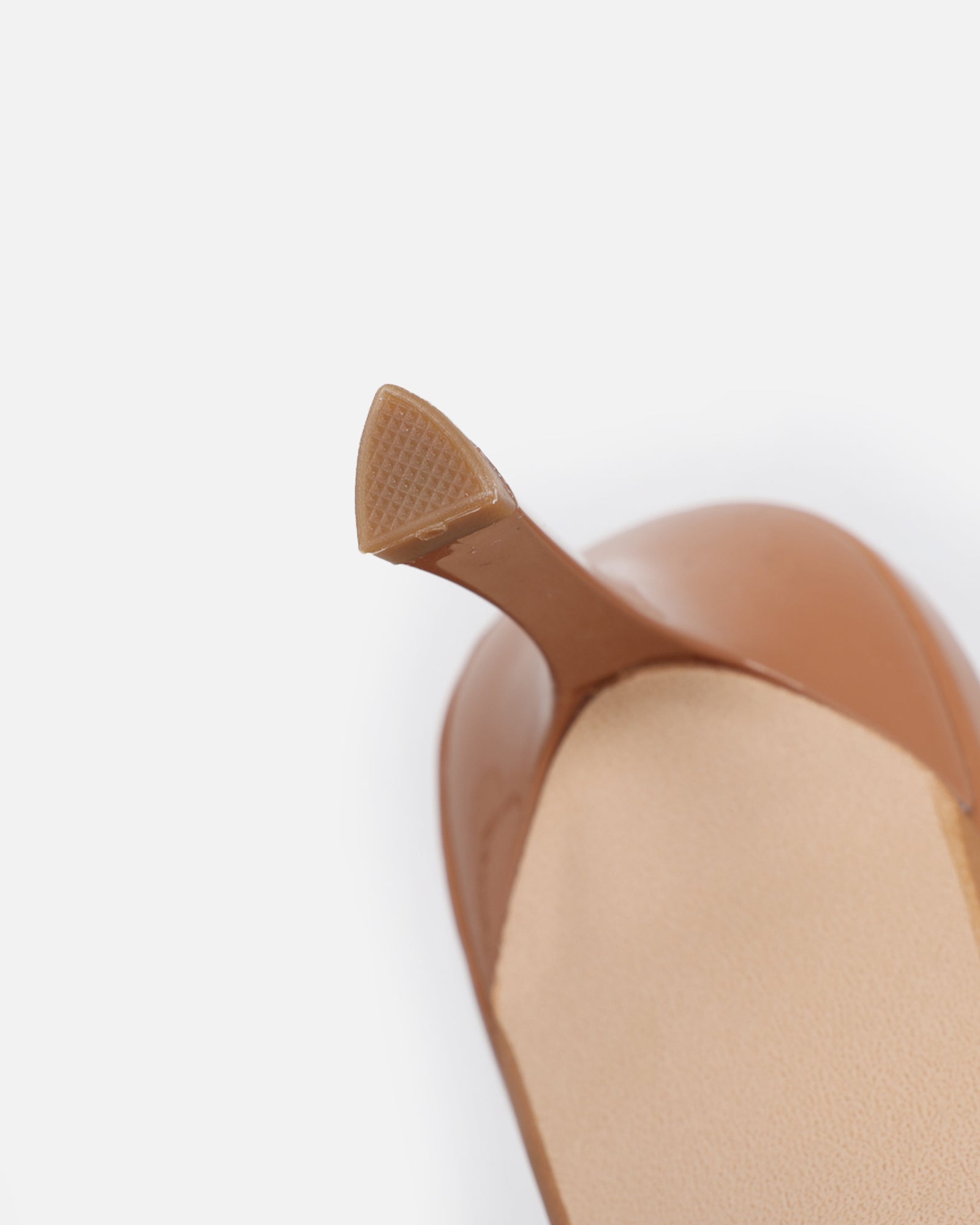 Layana Camel Box Slingback Court Shoes | SIMMI London