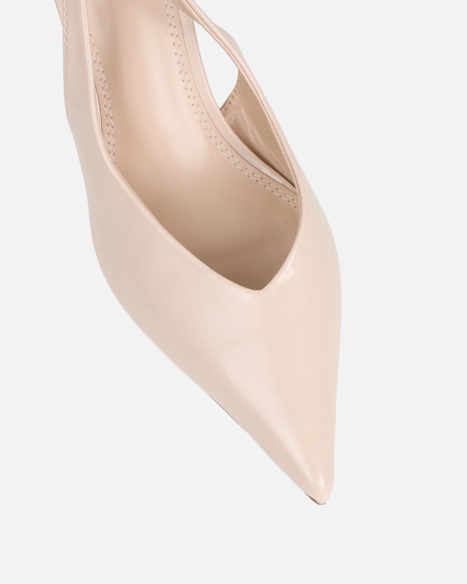 Layana Stone Box Slingback Court Shoes | SIMMI London