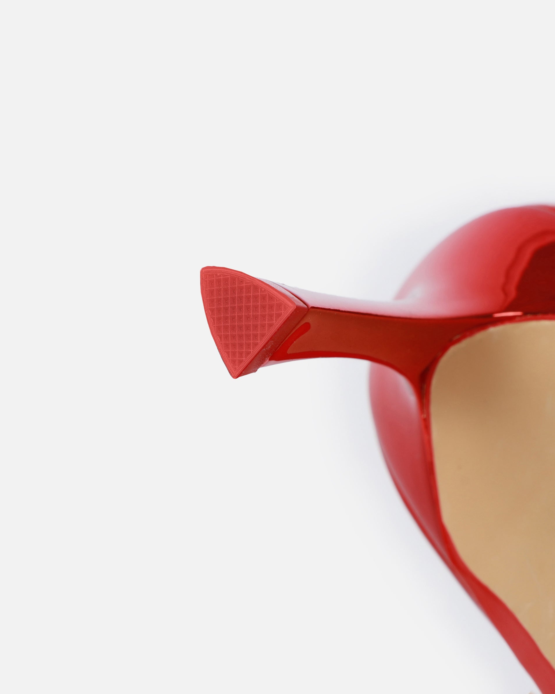 Lilliani Red Holographic Diamante Trim Sling Back Court Shoes | SIMMI London