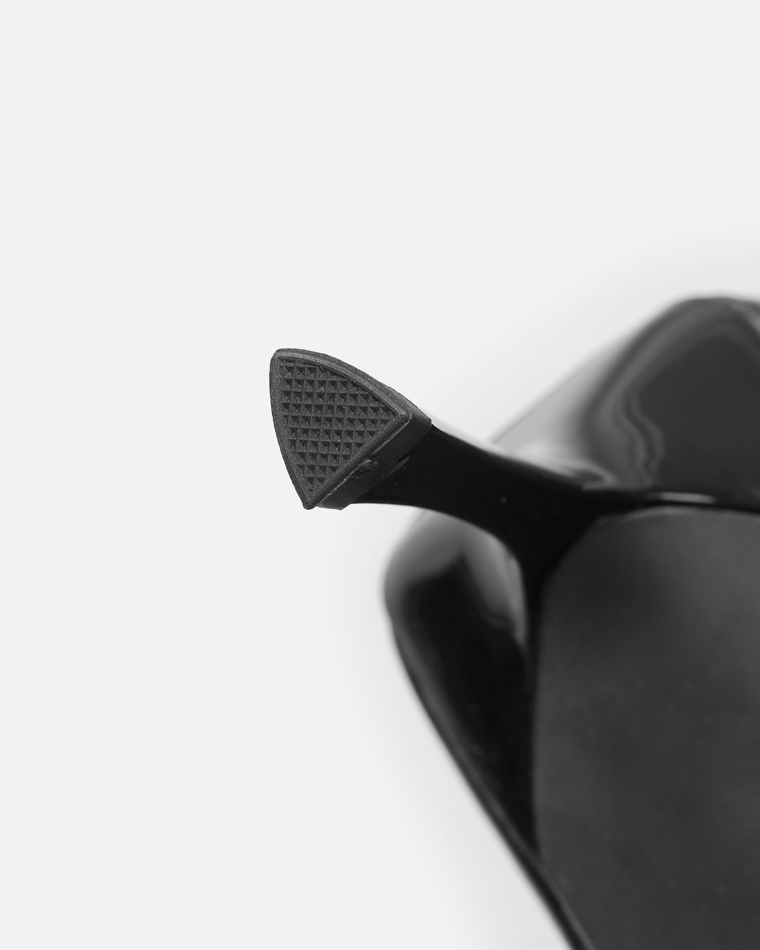 Lays Black Mesh Sling Back Court Shoes | SIMMI London