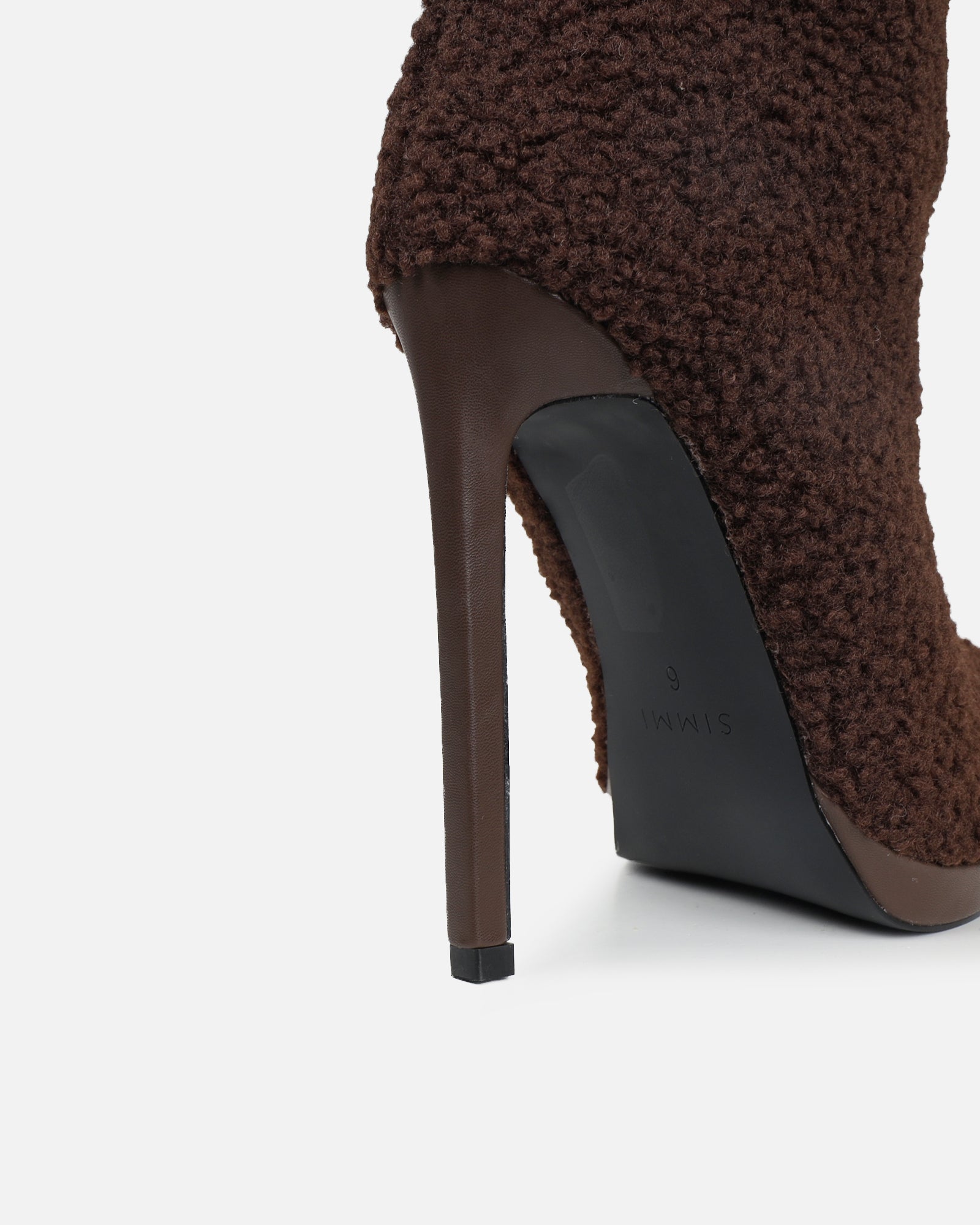 Hamilton Brown Borg Knee Boots | SIMMI London