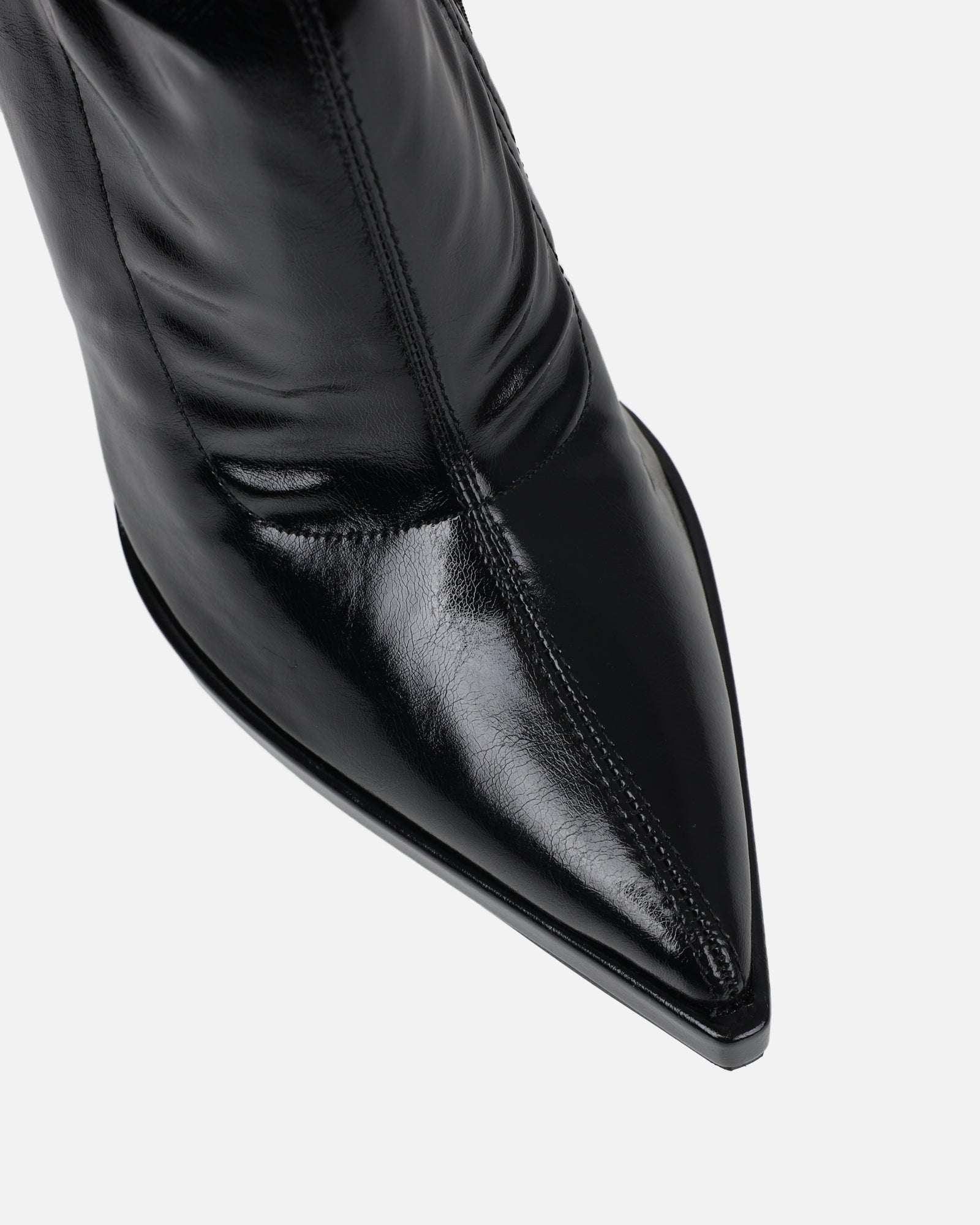 Lewie Black Stretch Over The Knee Boots | SIMMI London