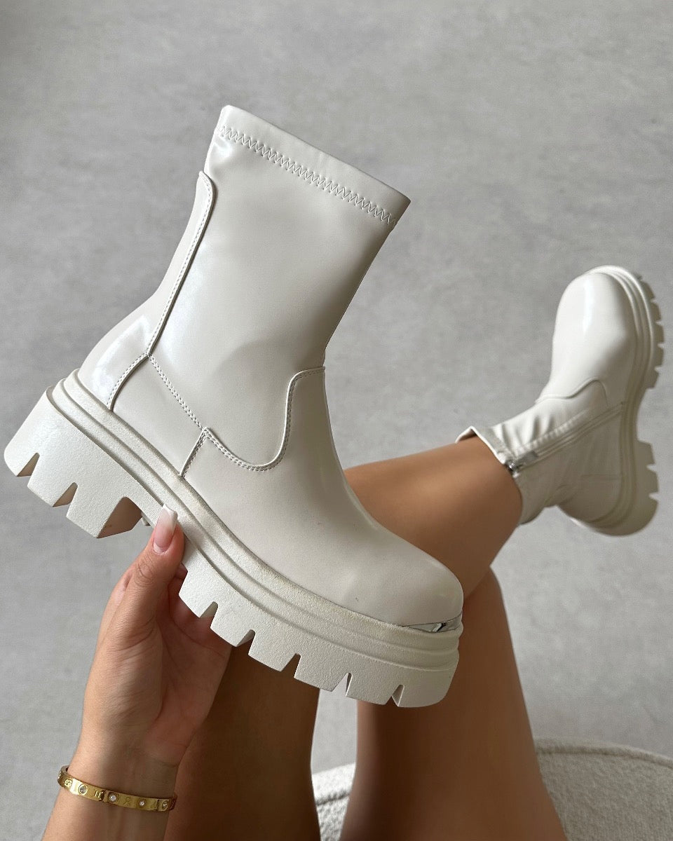 Lionel Stone Chunky Boots With Toe Plate | SIMMI London