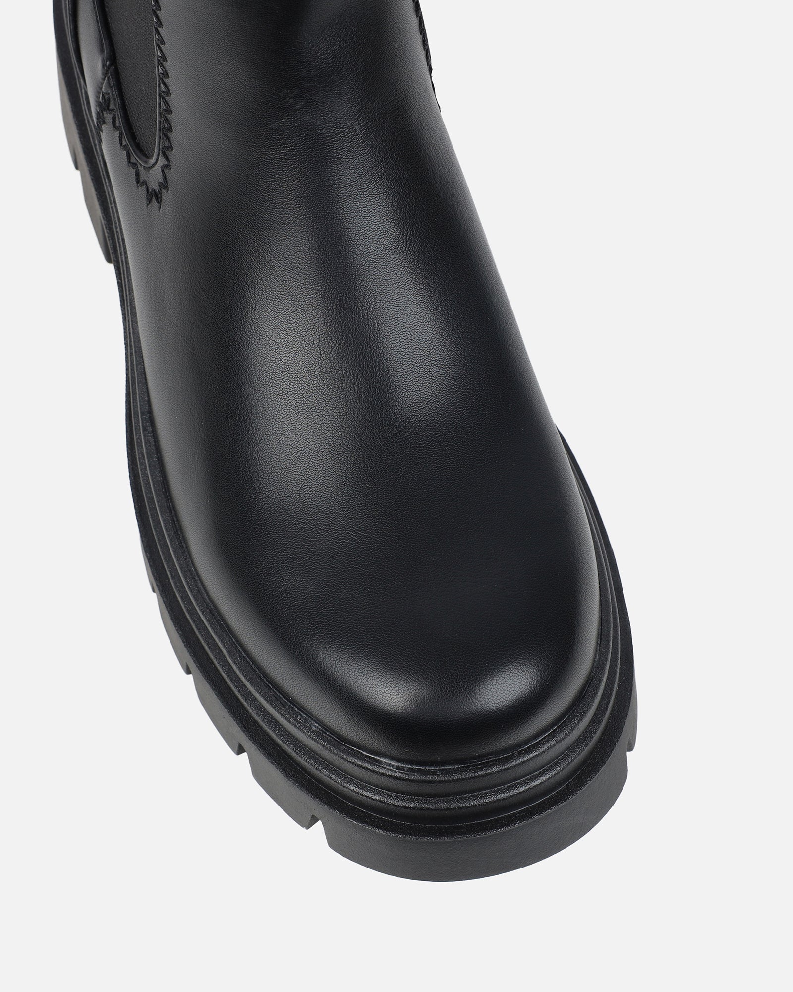 Darwen Black Chunky Ankle Boots | SIMMI London