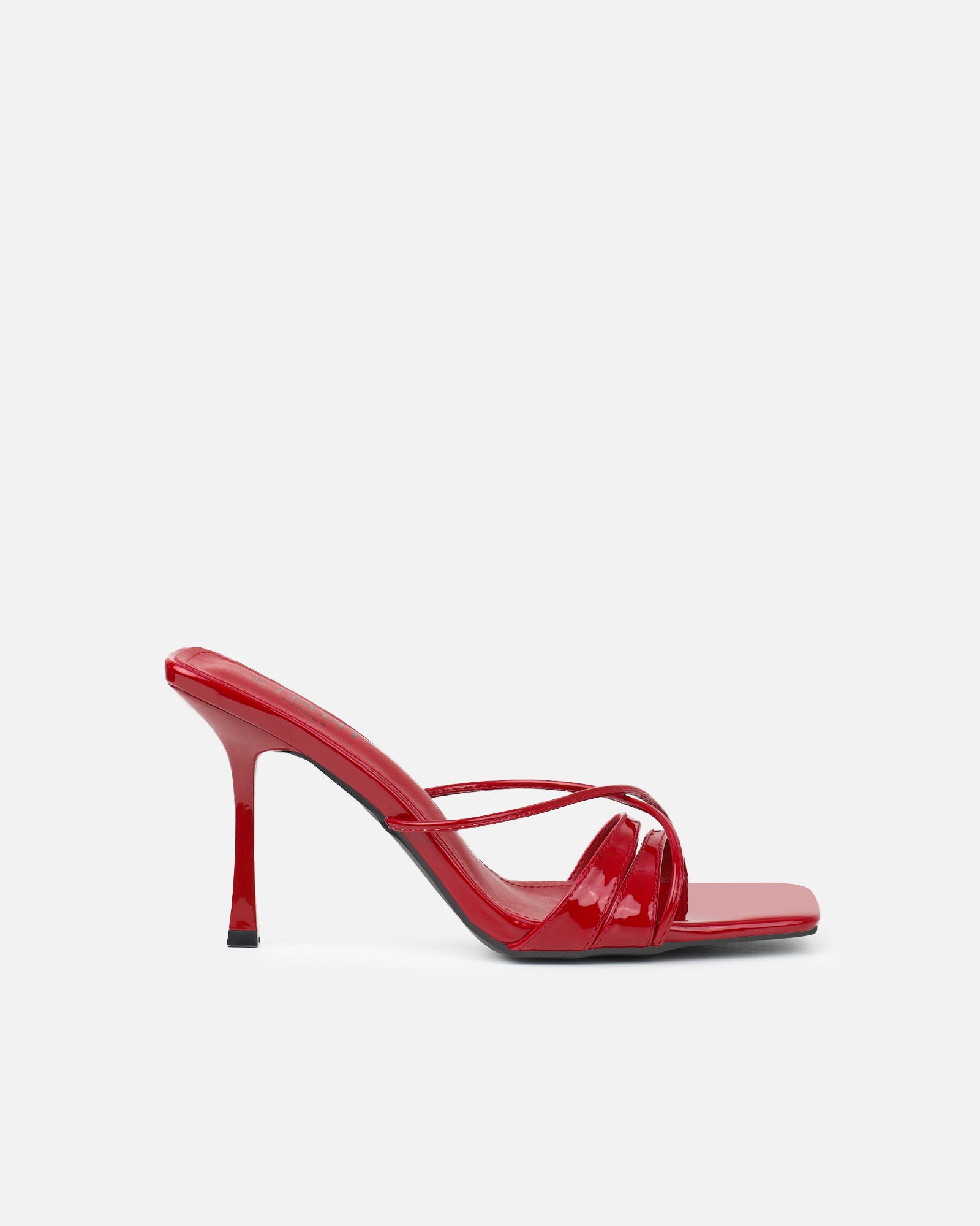 Danique Red Patent Mules | SIMMI London