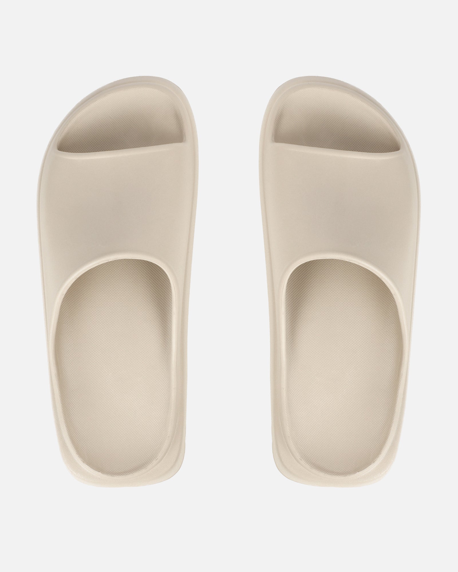 Malu mocha chunky flatform moulded sliders | SIMMI London