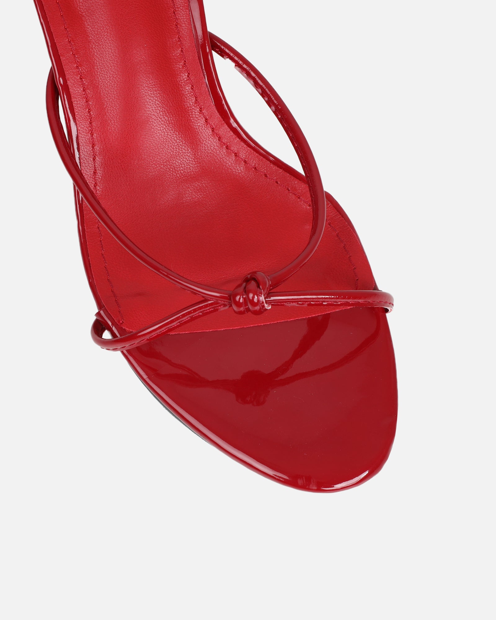 Mines Burgundy Patent Mid Heel Mules | SIMMI London