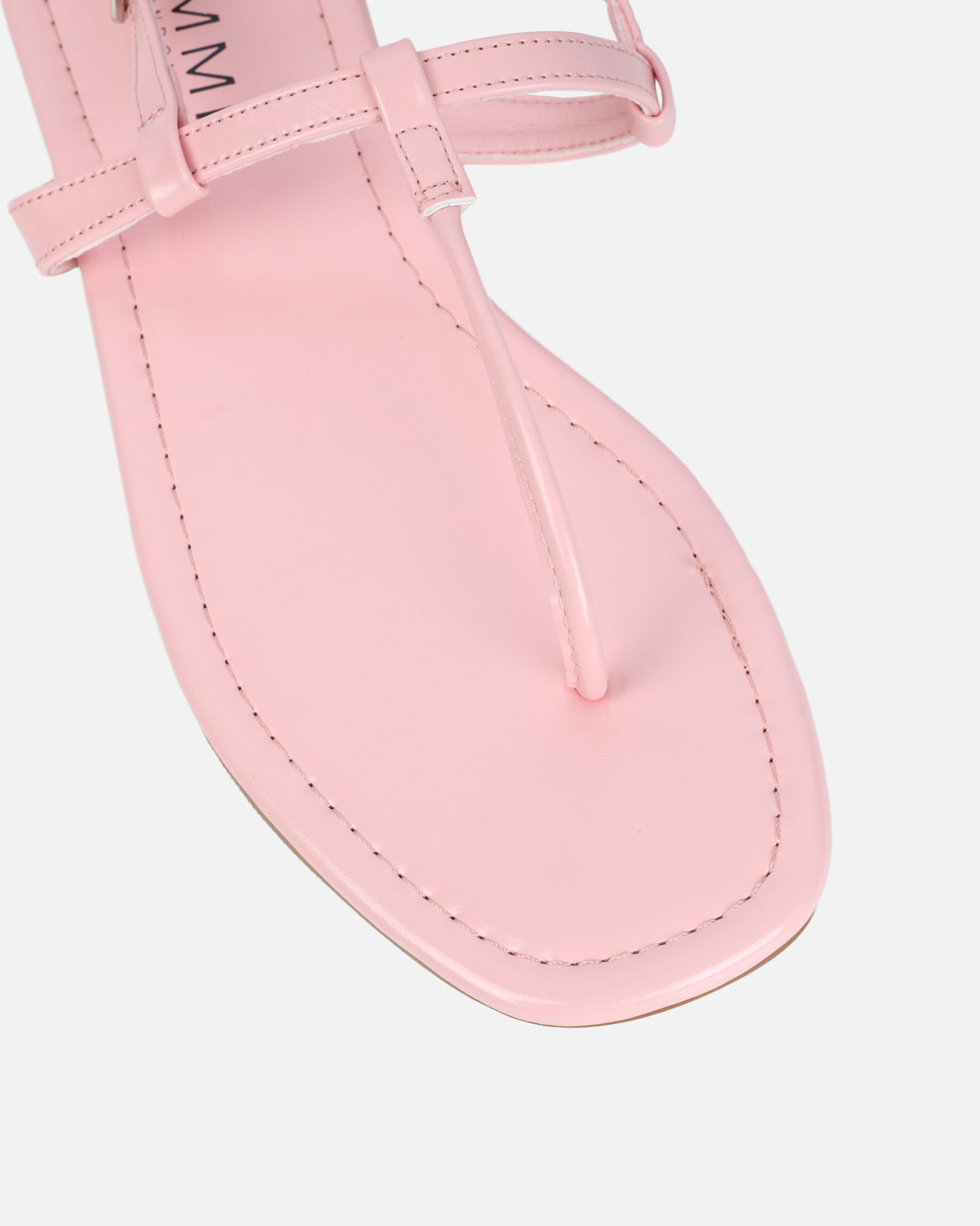 Martinez Pink Toe Post Flat Sandals | SIMMI London
