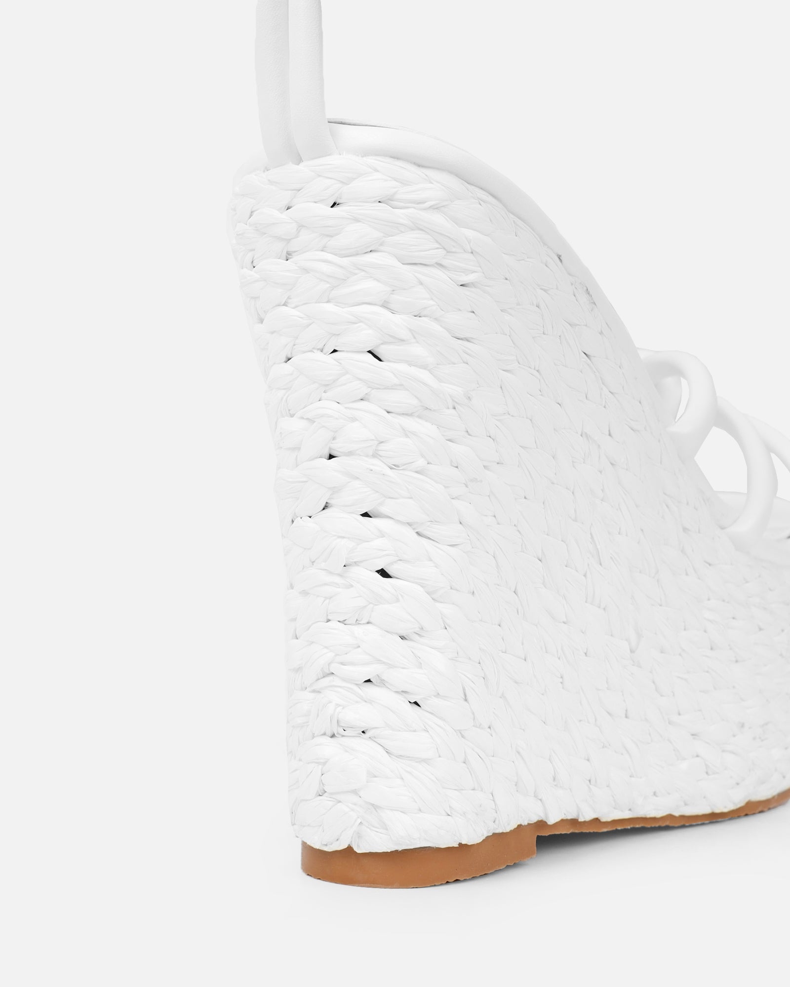 Monii White Espadrille Wedges | SIMMI London