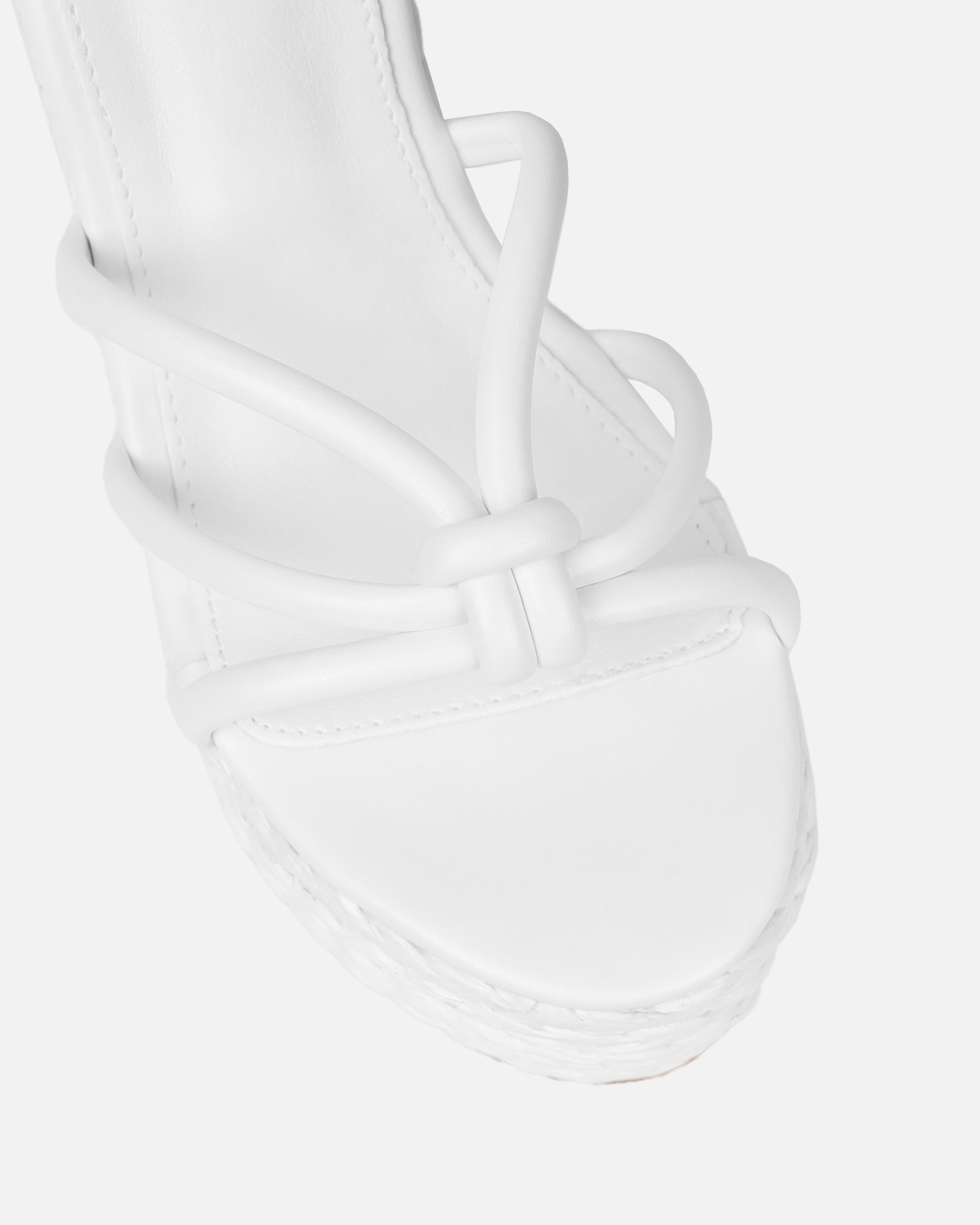 Monii White Espadrille Wedges | SIMMI London