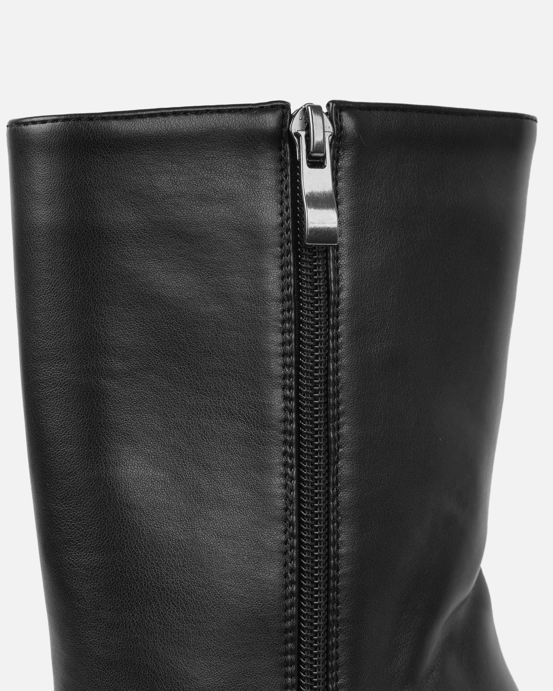 Murphy Black Chunky Platform Block Heel Ankle Boots | SIMMI London