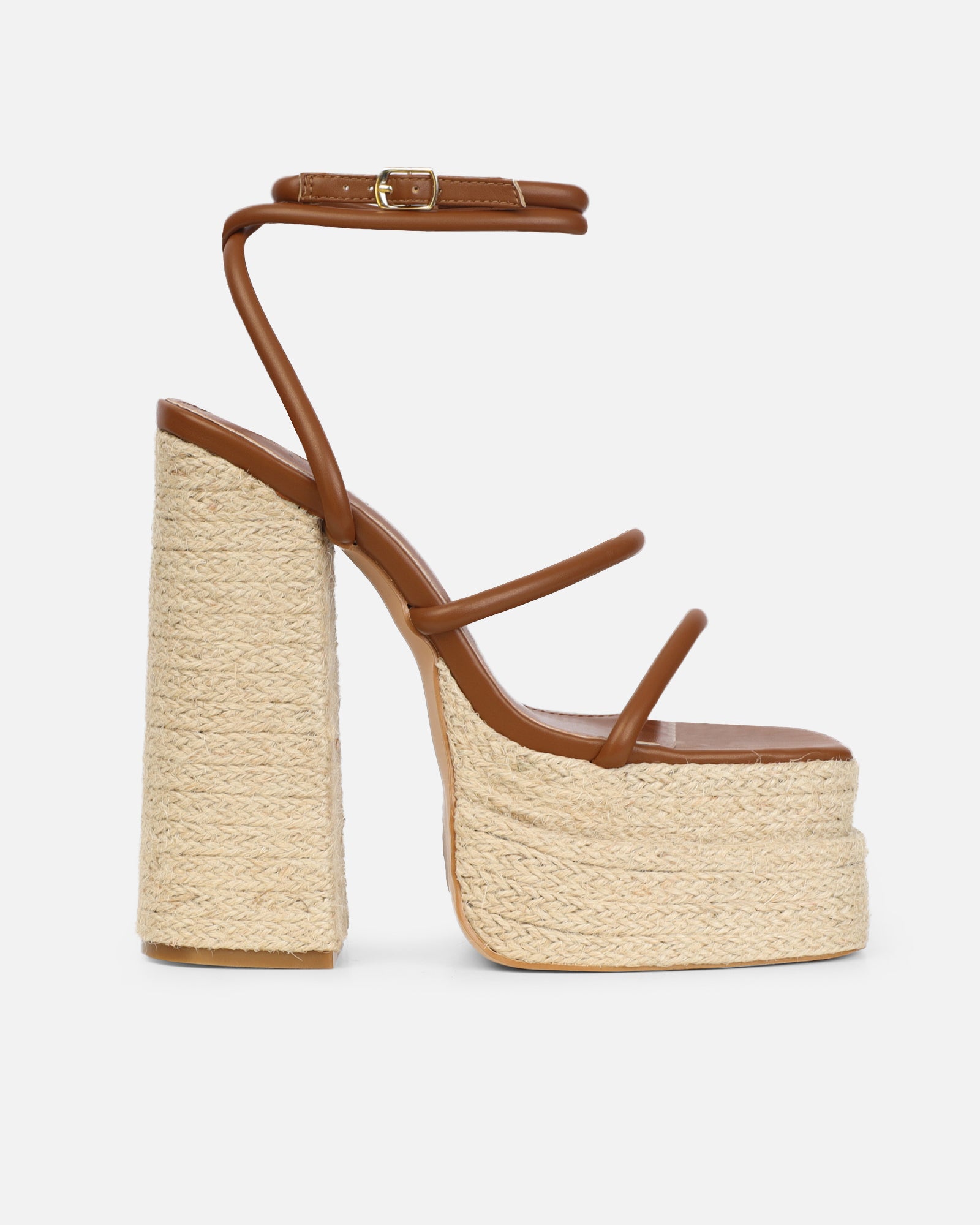 Nadima Tan Platform Espadrille Sandals | SIMMI London