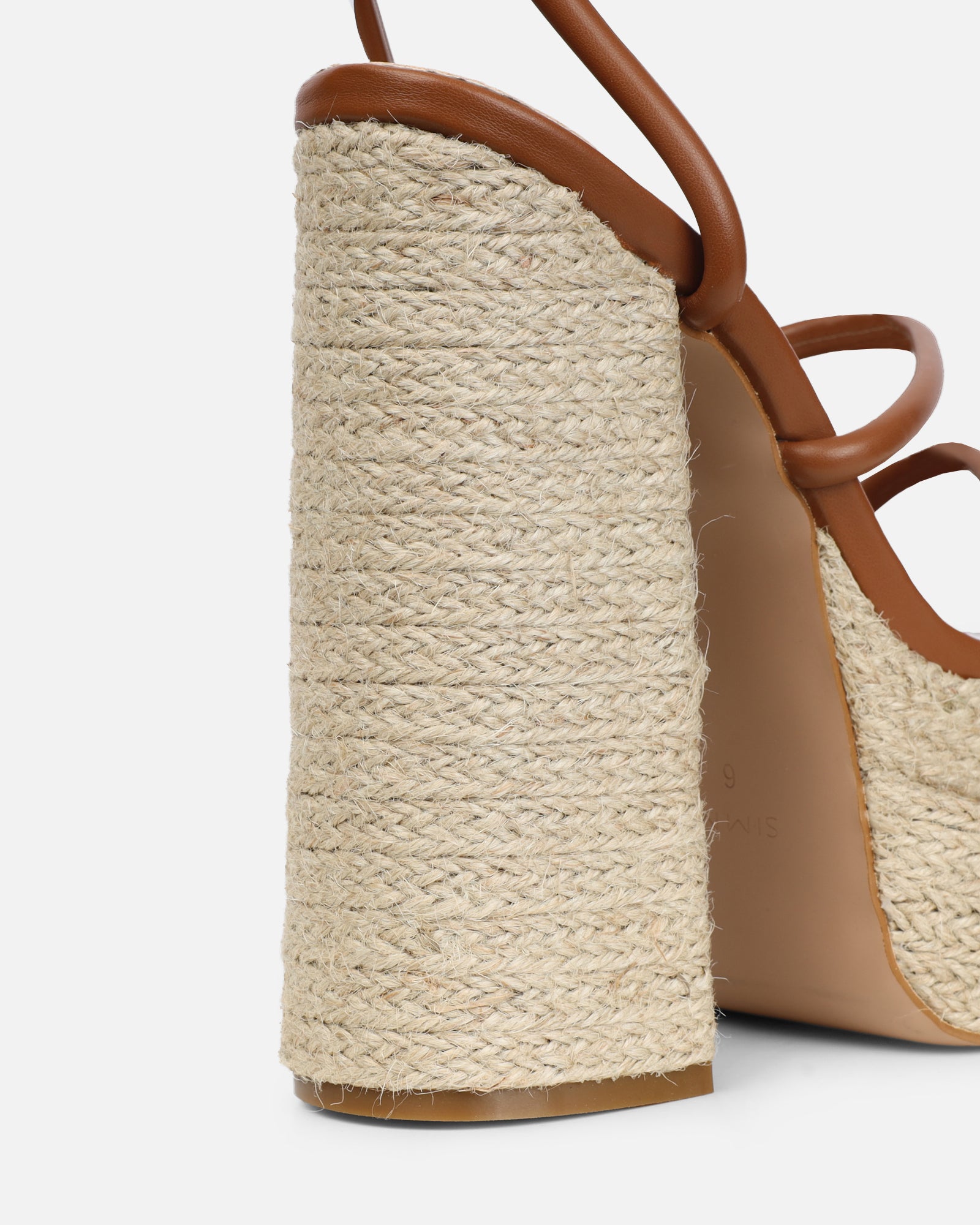 Nadima Tan Platform Espadrille Sandals | SIMMI London
