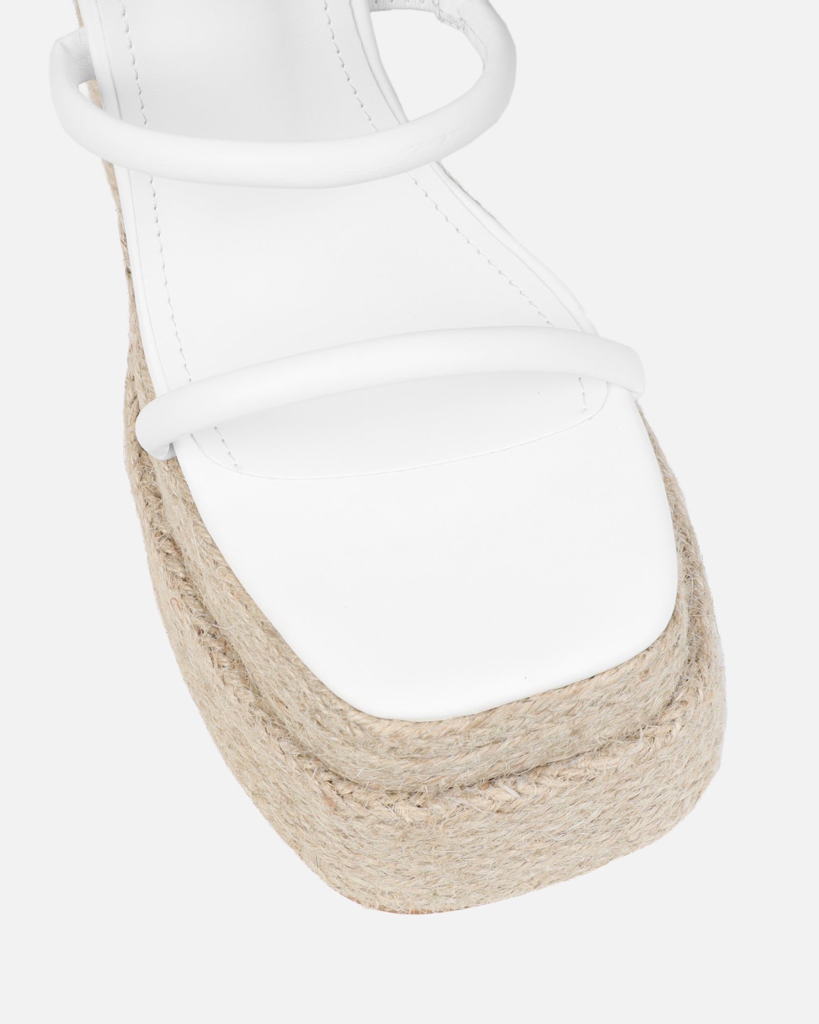 Nadima white platform espadrille sandals |SIMMI London