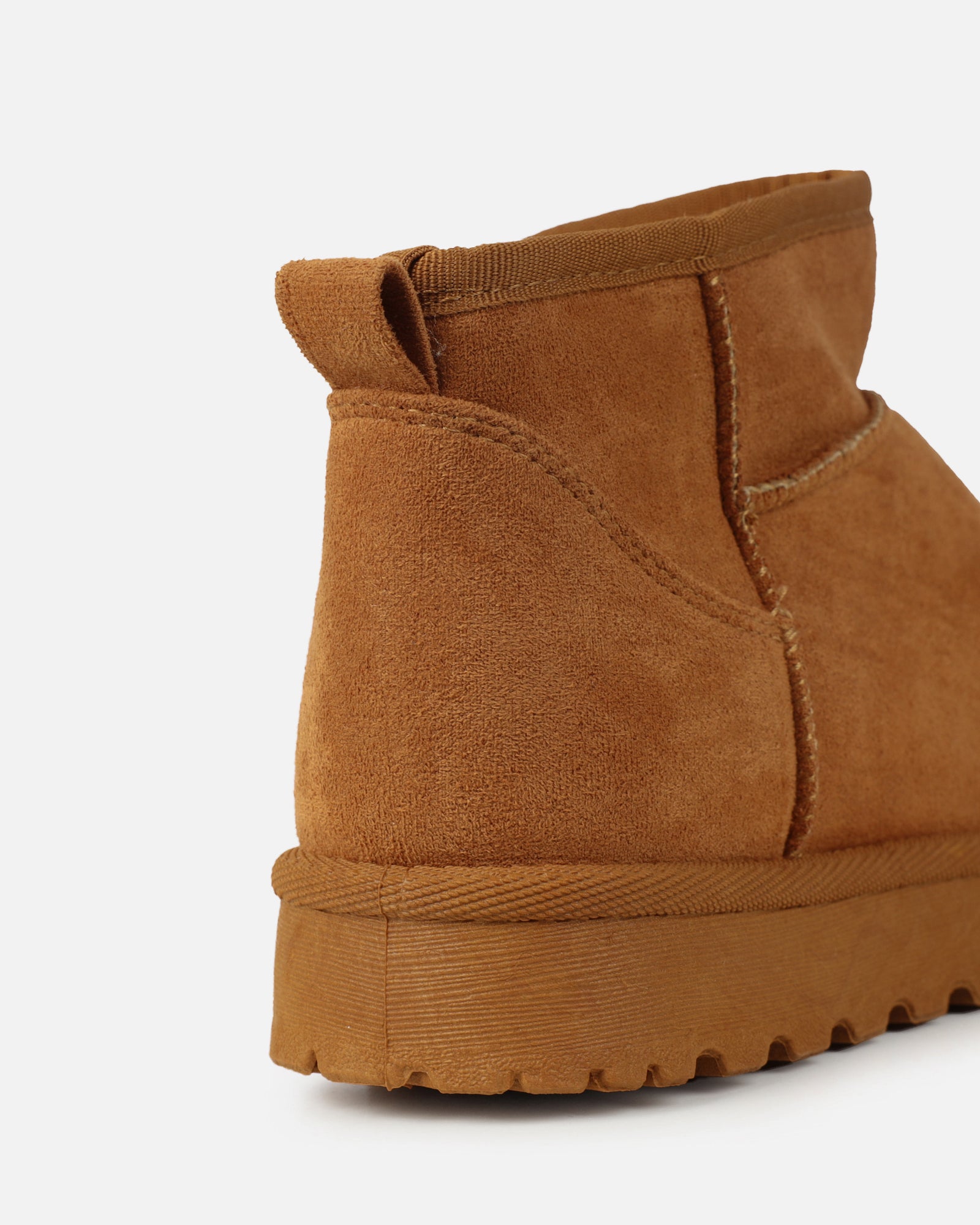 Oliver Tan Faux Suede Mini Boots | SIMMI London