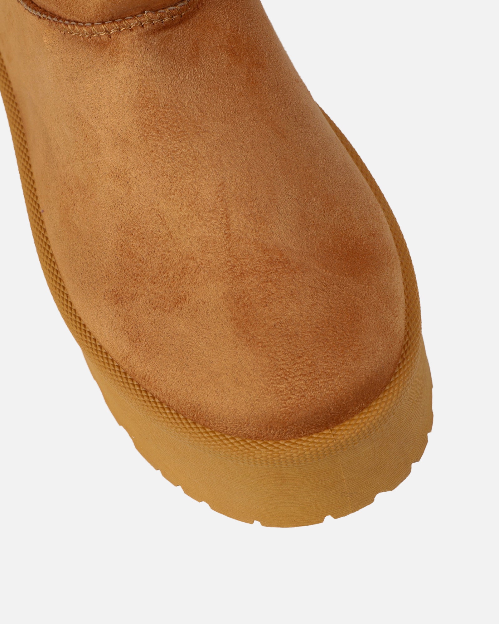 Olly Tan Faux Suede Platform Boots | SIMMI London