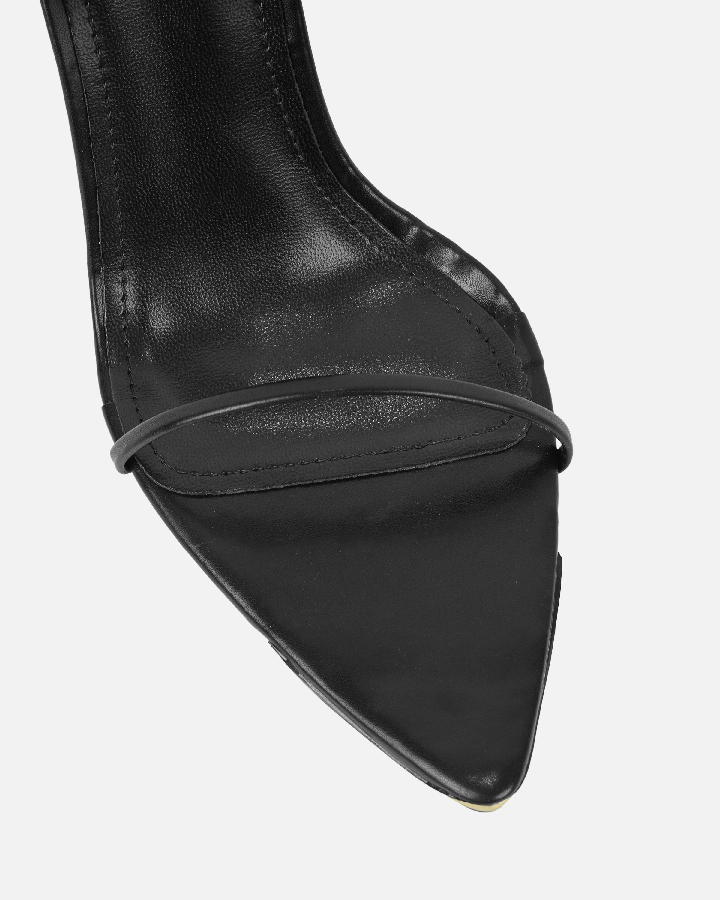 Delilahh Black Tie Up Stiletto Sandals | SIMMI London