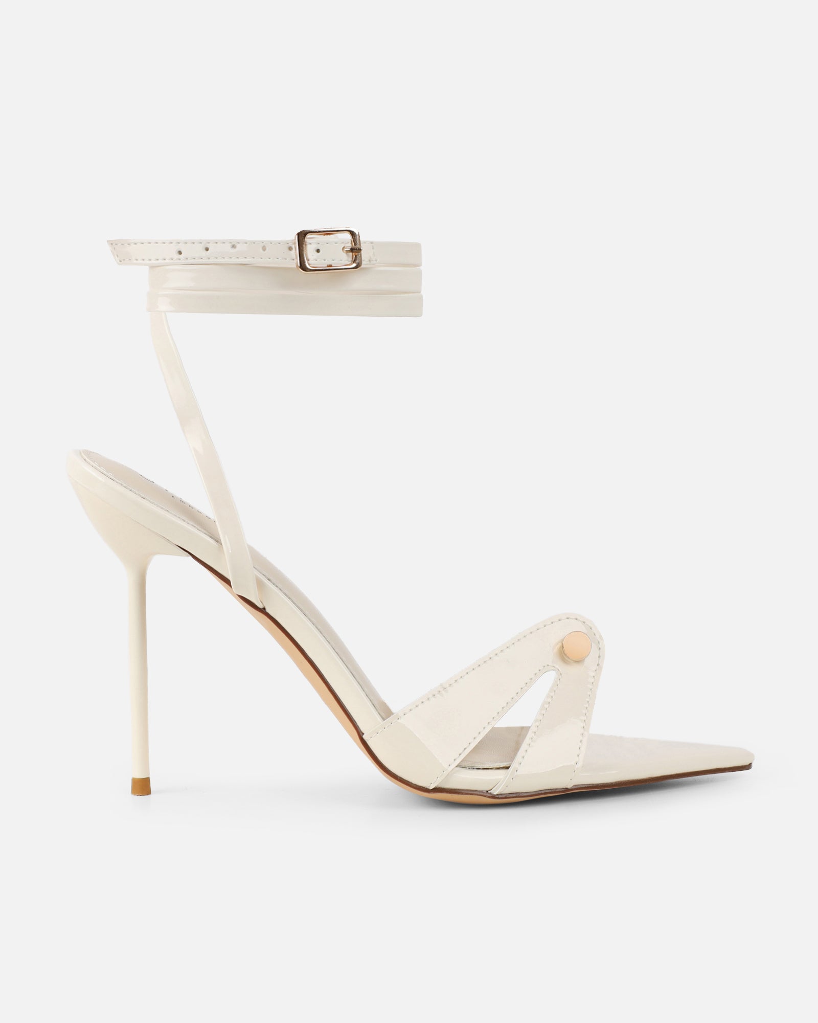 Ebby Stone Patent Stiletto Heels | SIMMI London