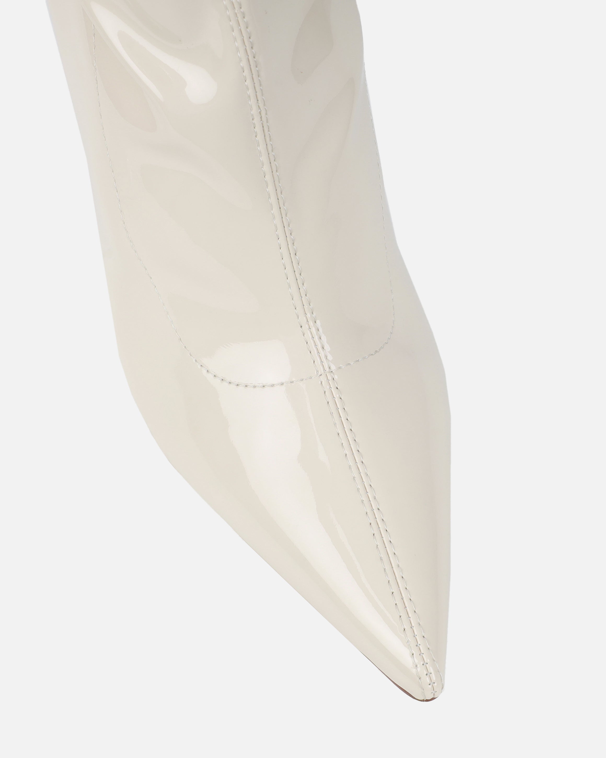 Prince Stone Patent High Heeled Pointed Toe Sock Boots | SIMMI London