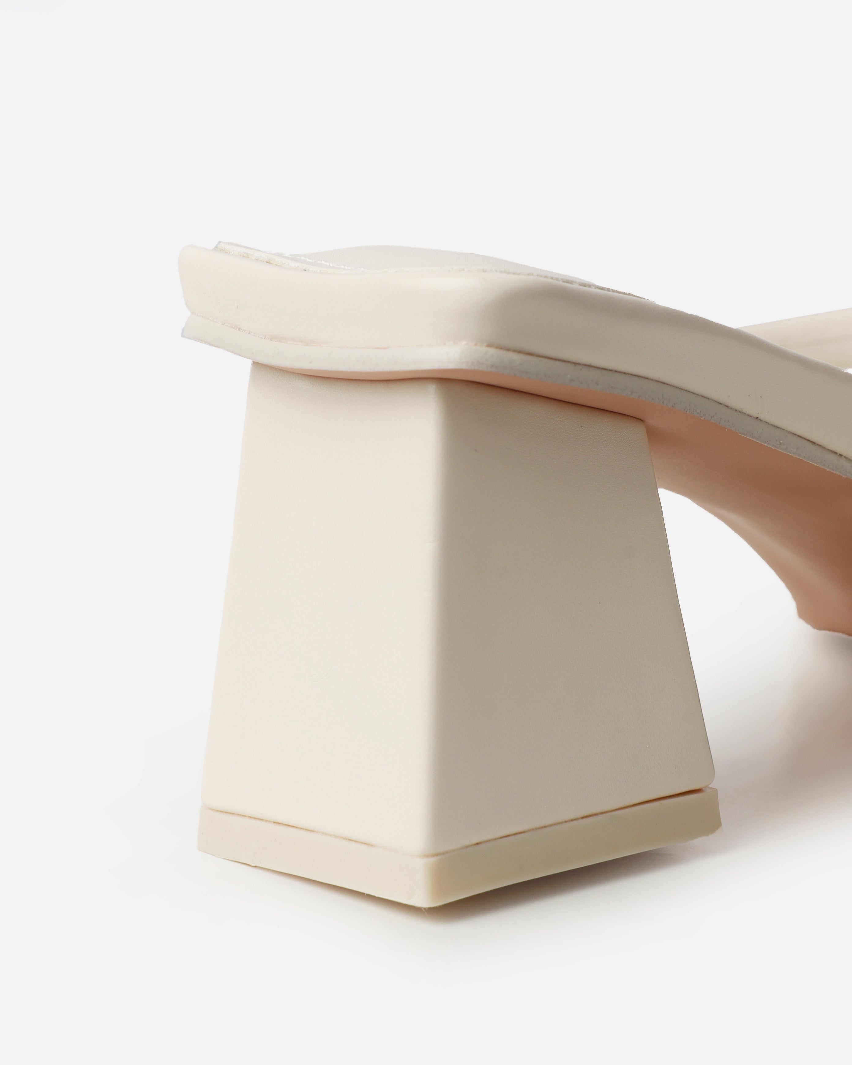 Prissy Stone Block Mid Heel Mules | SIMMI London