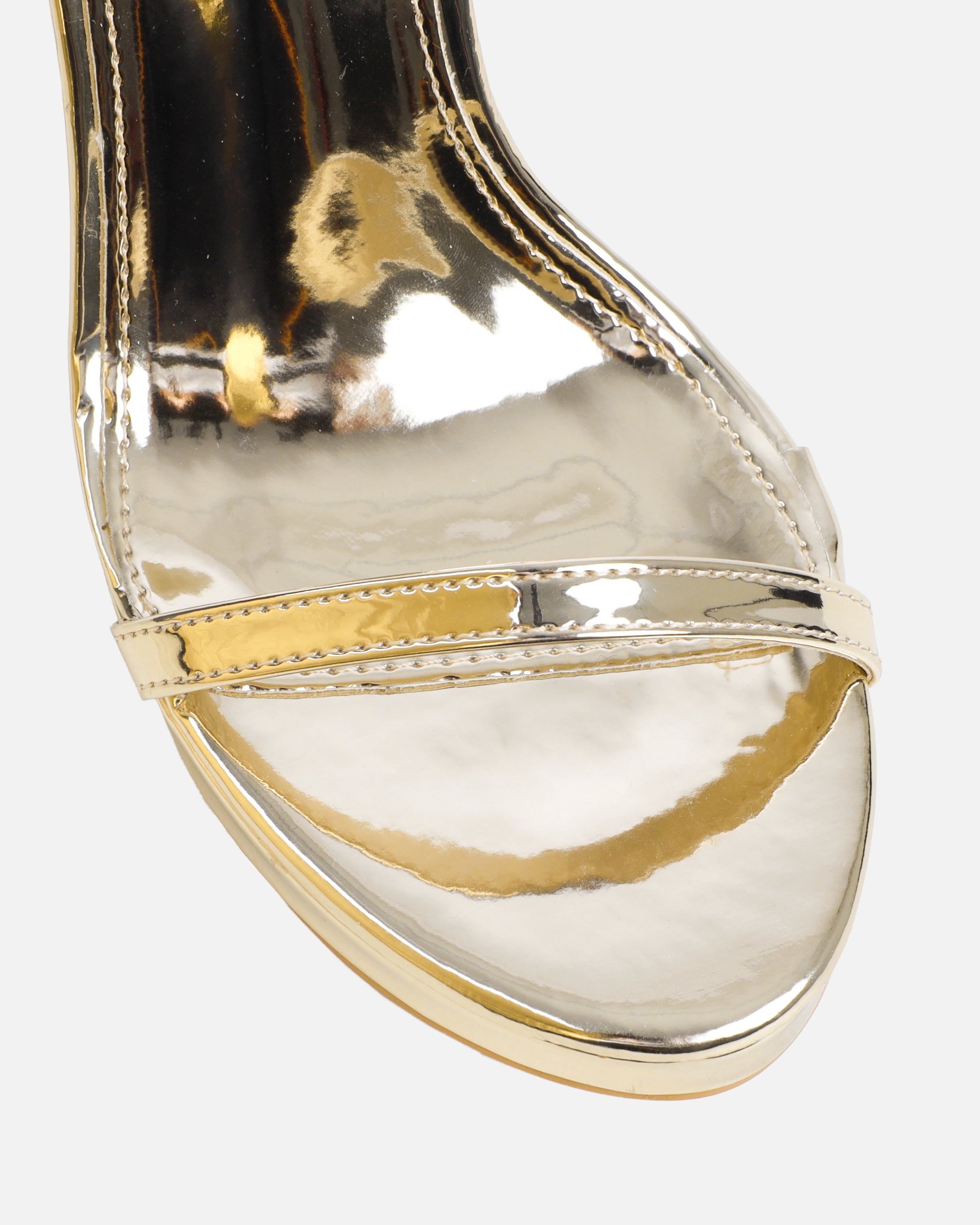 Pettle Silver Diamante Strappy Flat Sandals | SIMMI London