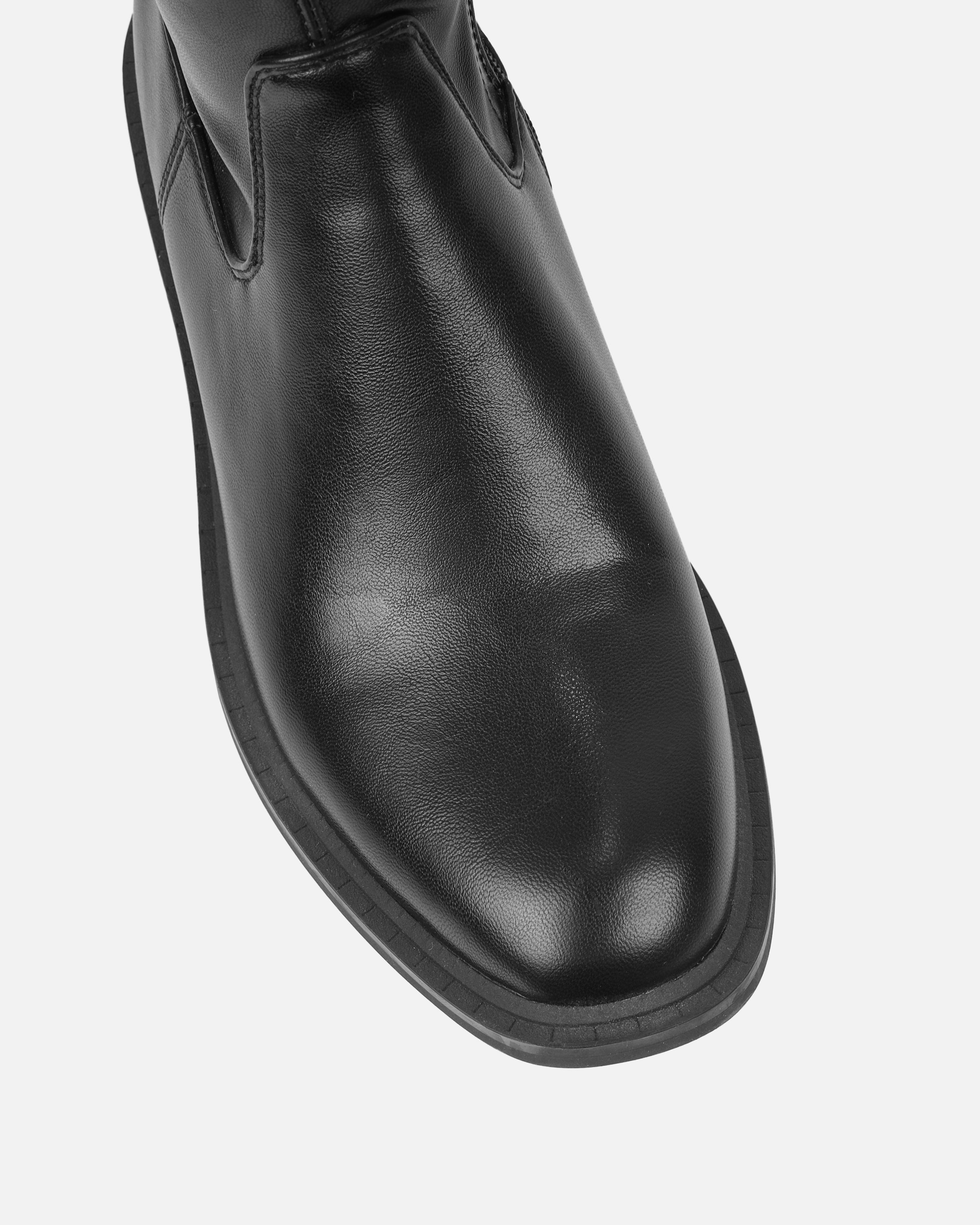 Quincey Black Over The Knee Boots | SIMMI London