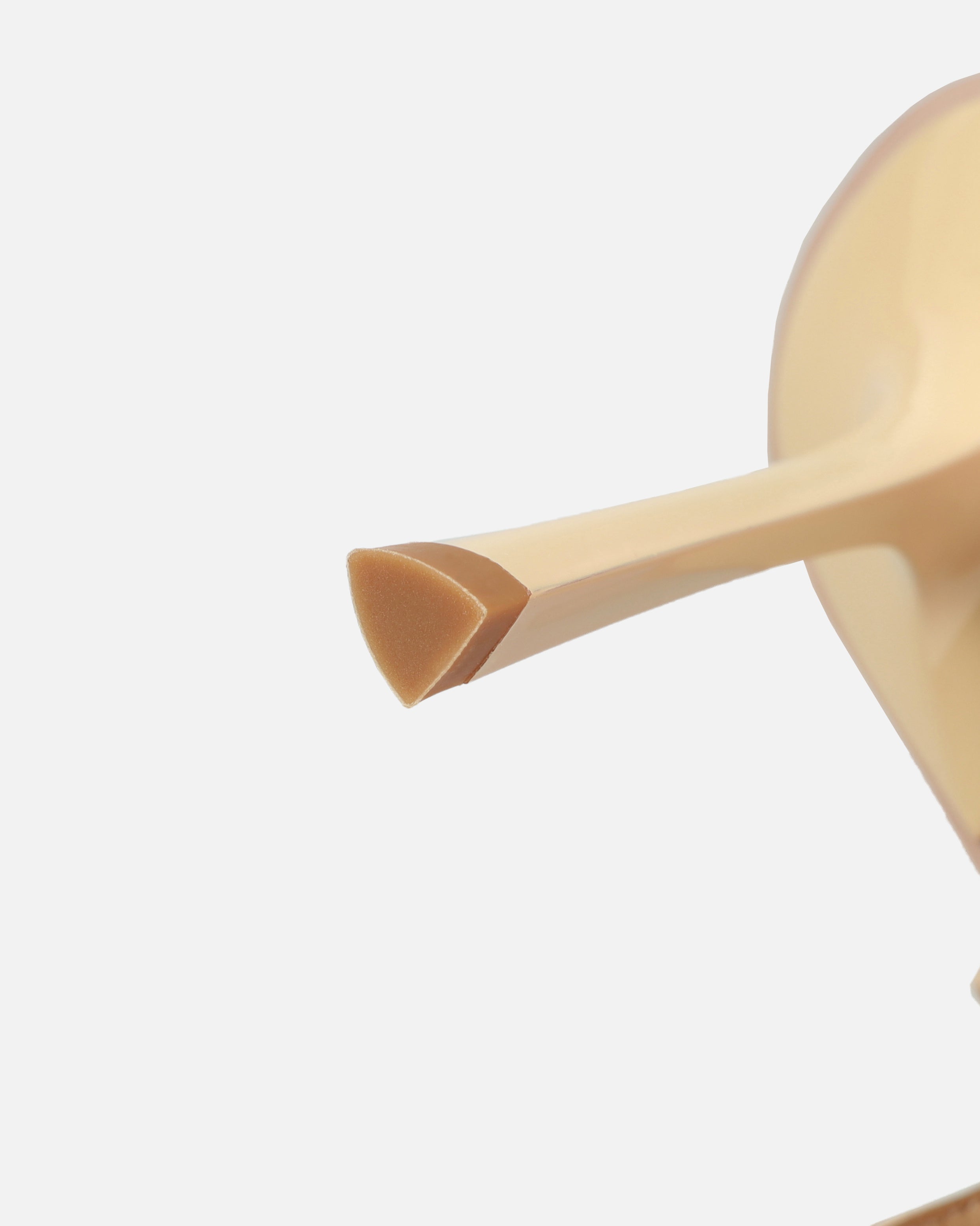 Tasha Ghouri Ratana Natural Raffia Toe Thong Heels | SIMMI London