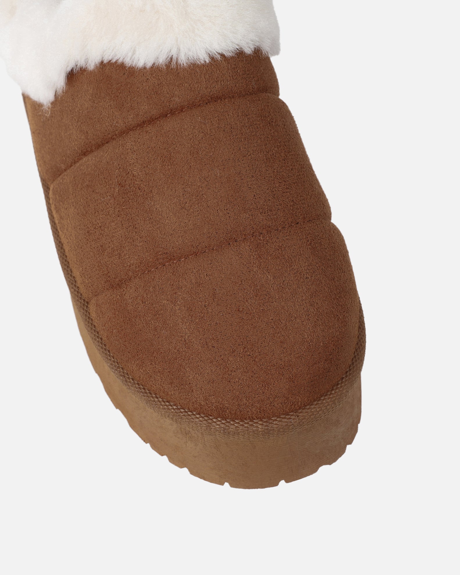 Reggie Tan Cosy Flatform Slides | SIMMI London