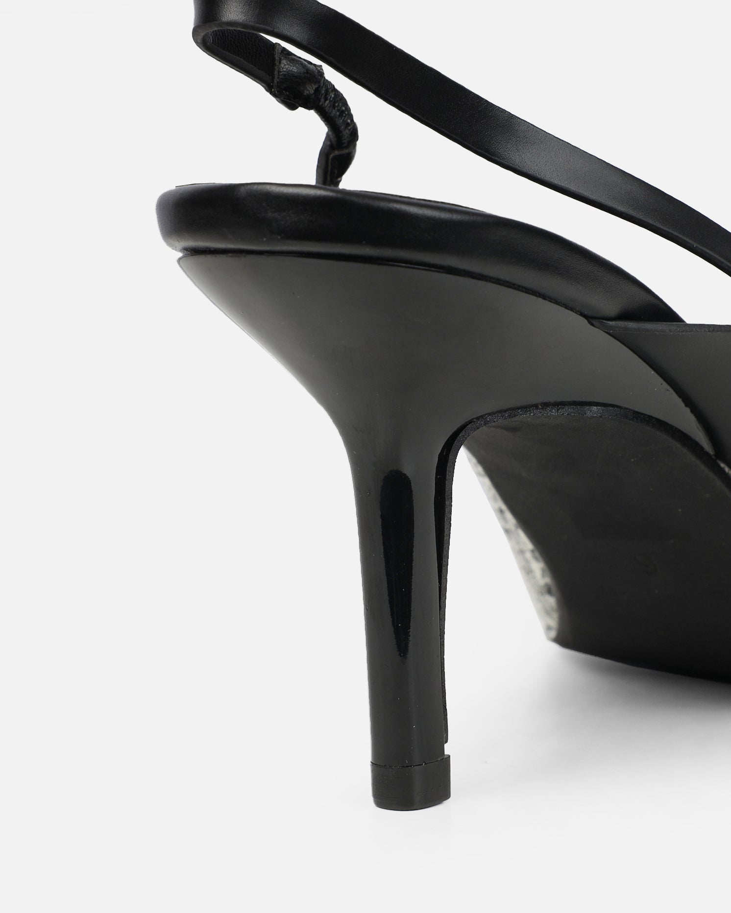 Romilly Stone Snake Effect Sling Back Court Shoes | SIMMI London