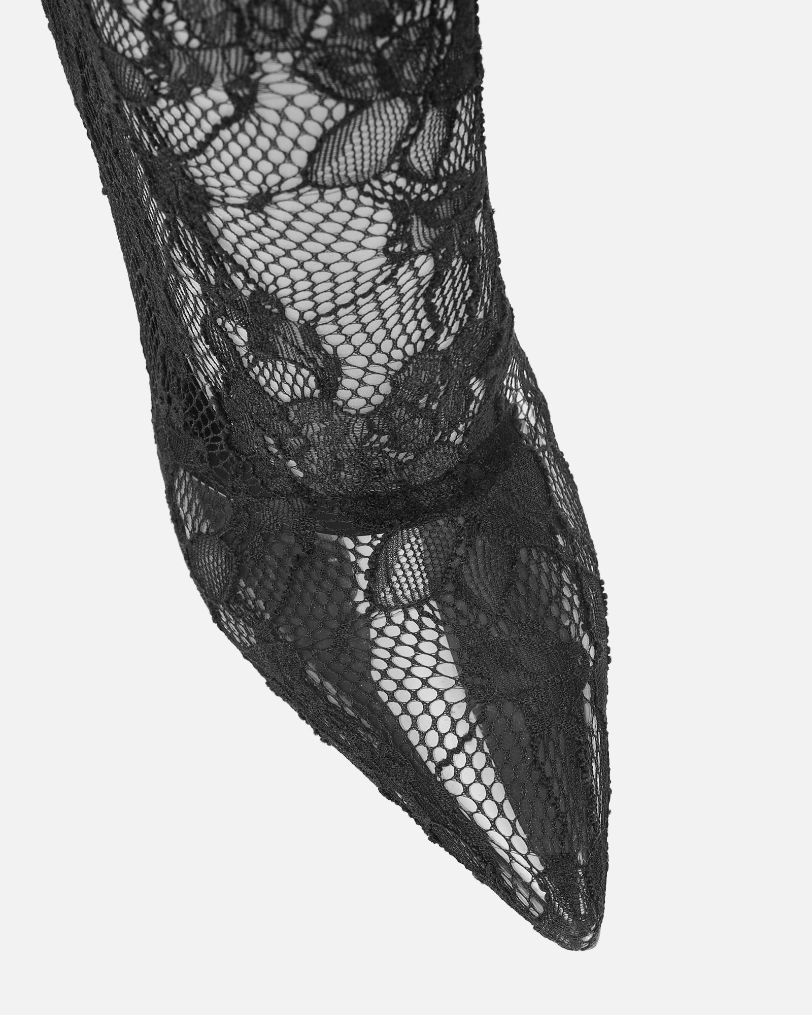 Pixxie Black Lace Stiletto Heels | SIMMI London