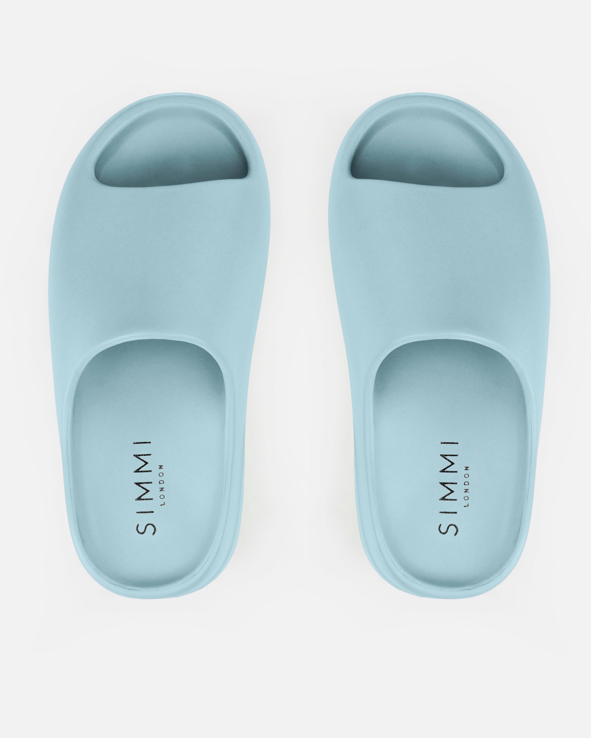 Sand Blue Moulded Sliders | SIMMI London