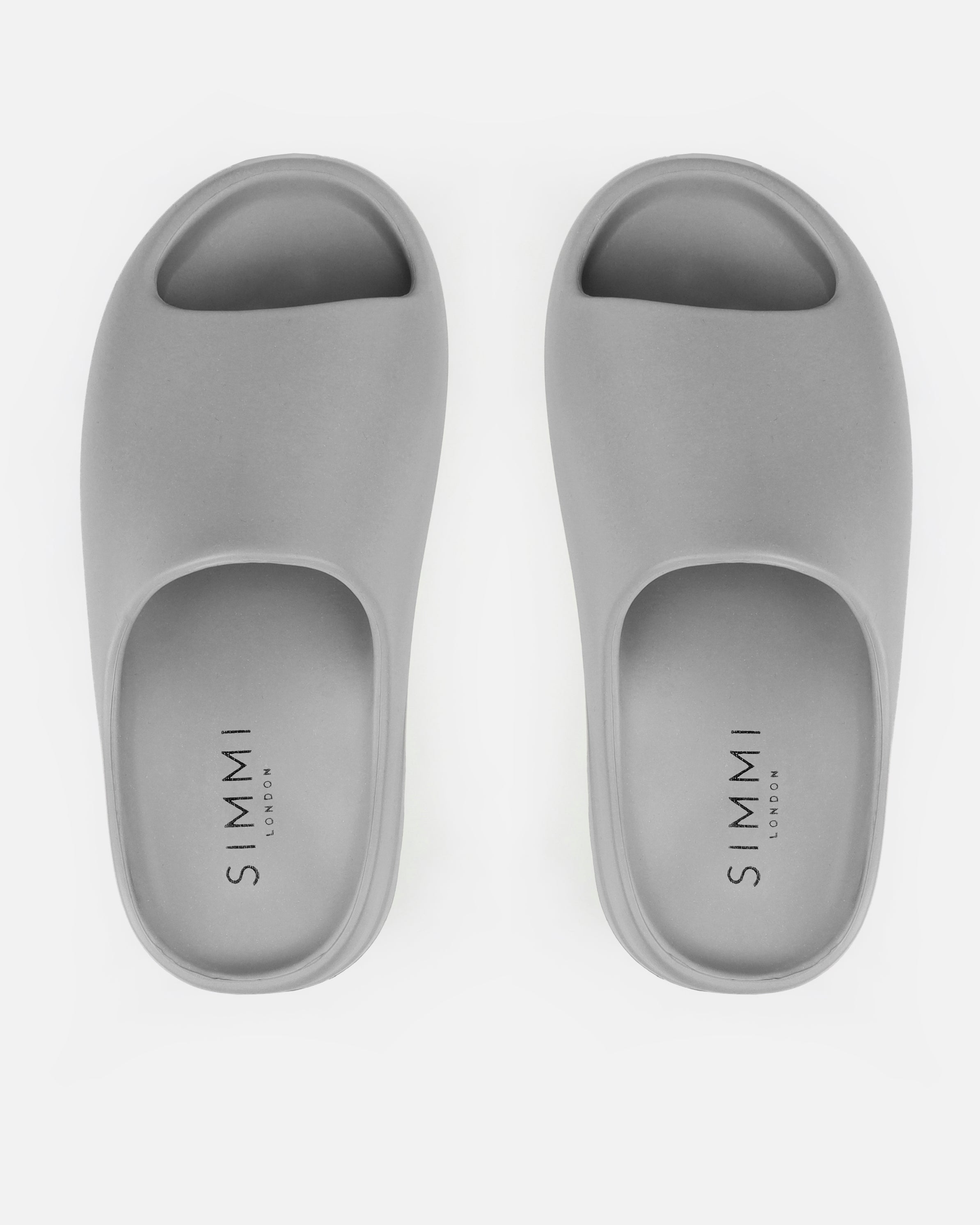 Sand Grey Moulded Sliders | SIMMI London