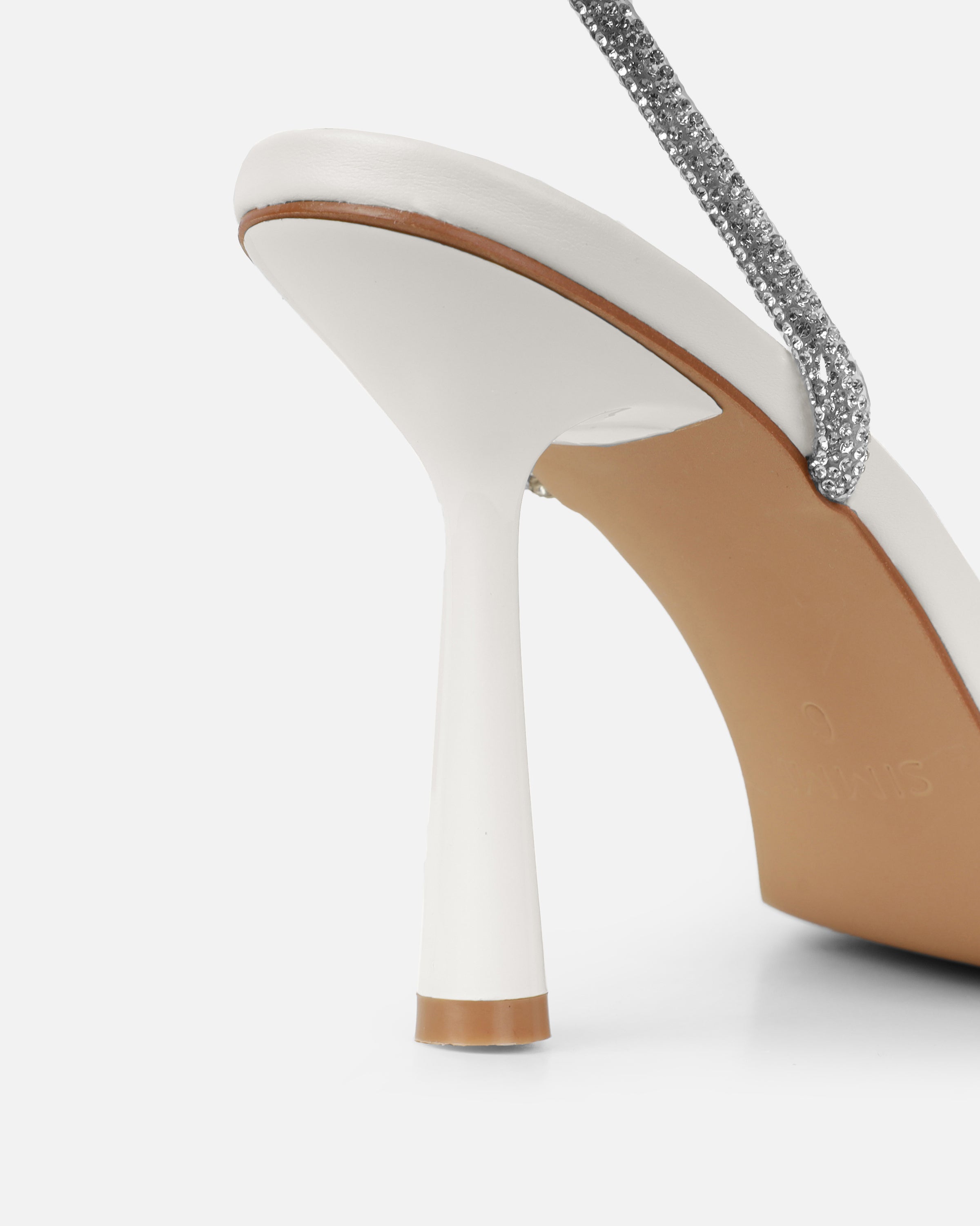 Mollie Stone Diamante Heeled Sandals | SIMMI London