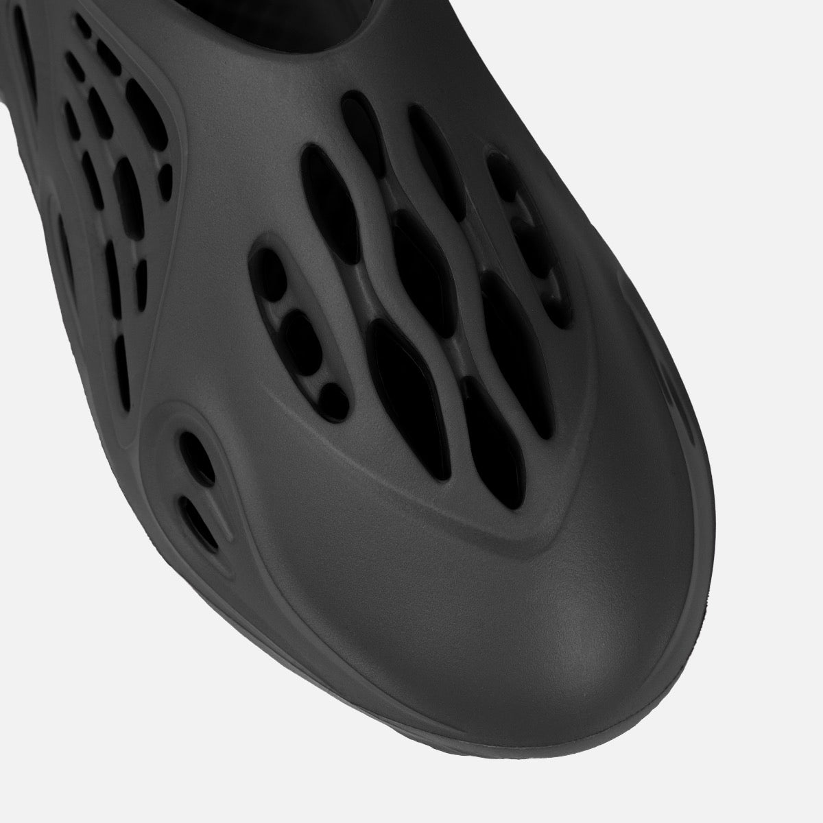 Sea Black Cut Out Moulded Slip On Shoes | SIMMI London