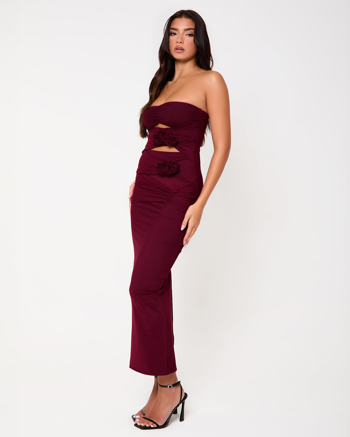 Richmond Bandeau Corasage Maxi Dress | SIMMI London
