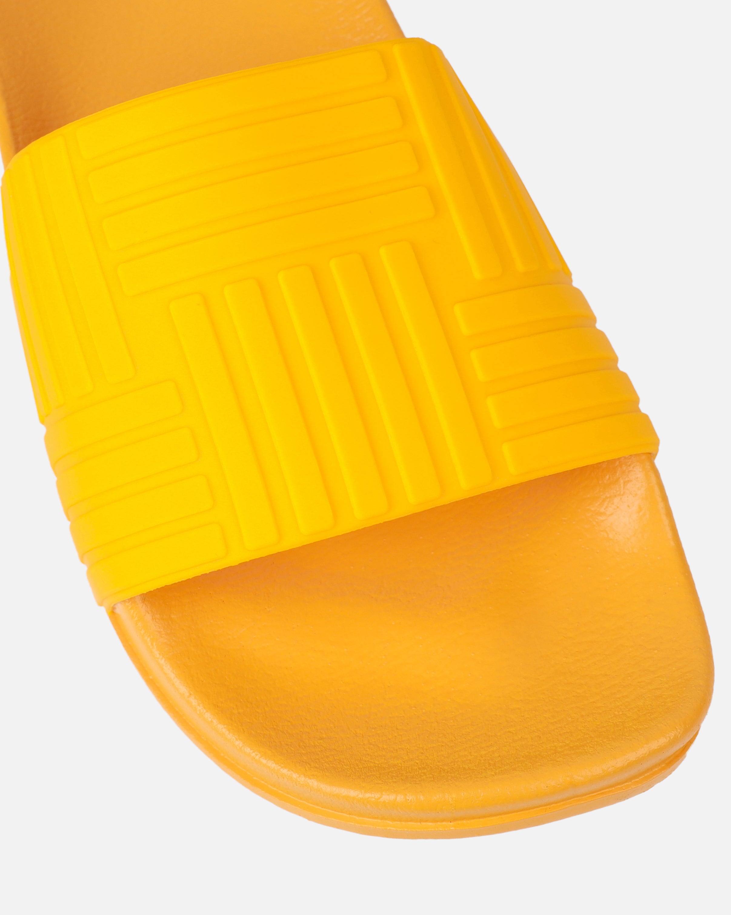 Sunnie Orange Pattern Flat Slides | SIMMI London