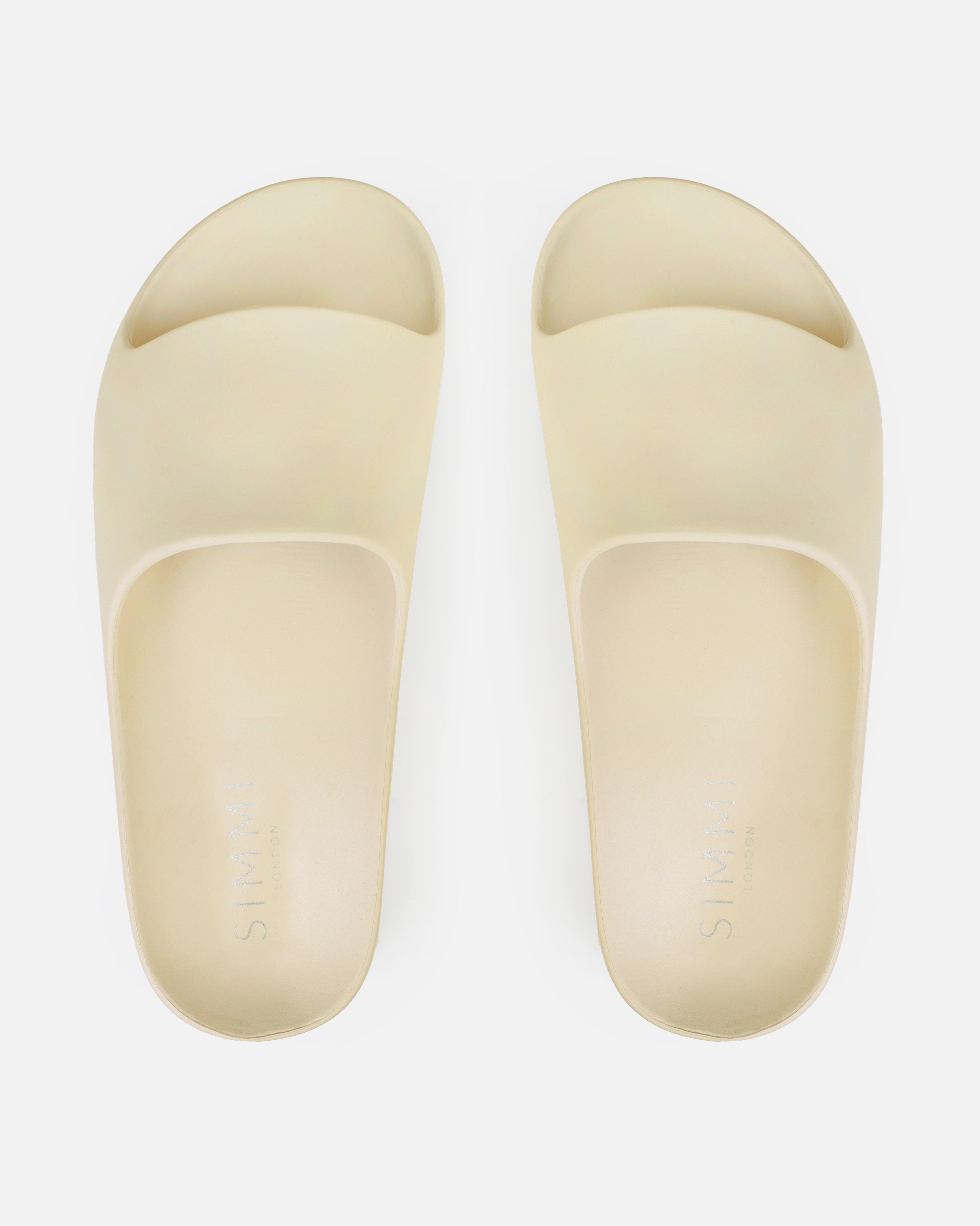 Tasha Ghouri Sunshine Stone Flatform Moulded Sliders | SIMMI London