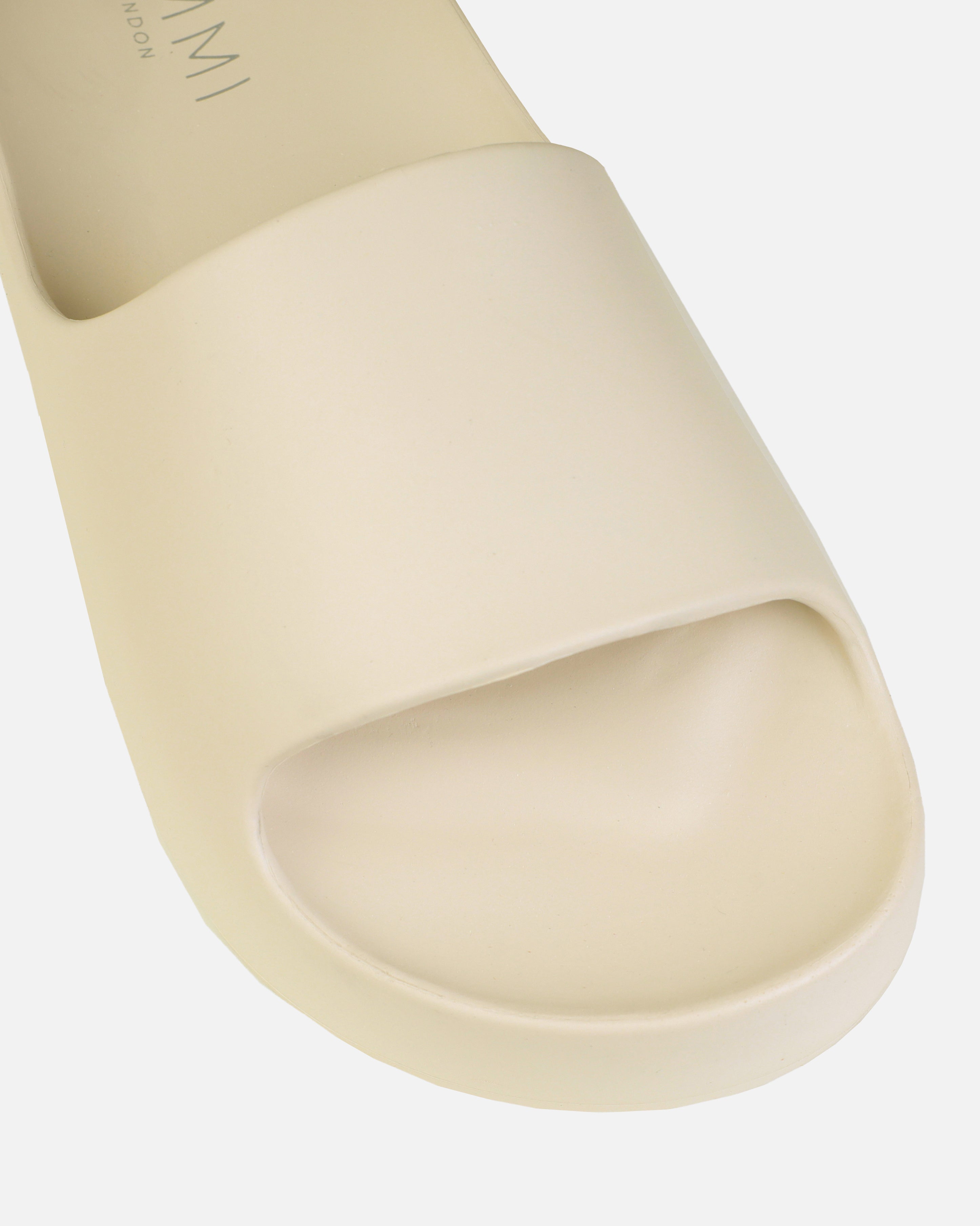 Tasha Ghouri Sunshine Stone Flatform Moulded Sliders | SIMMI London