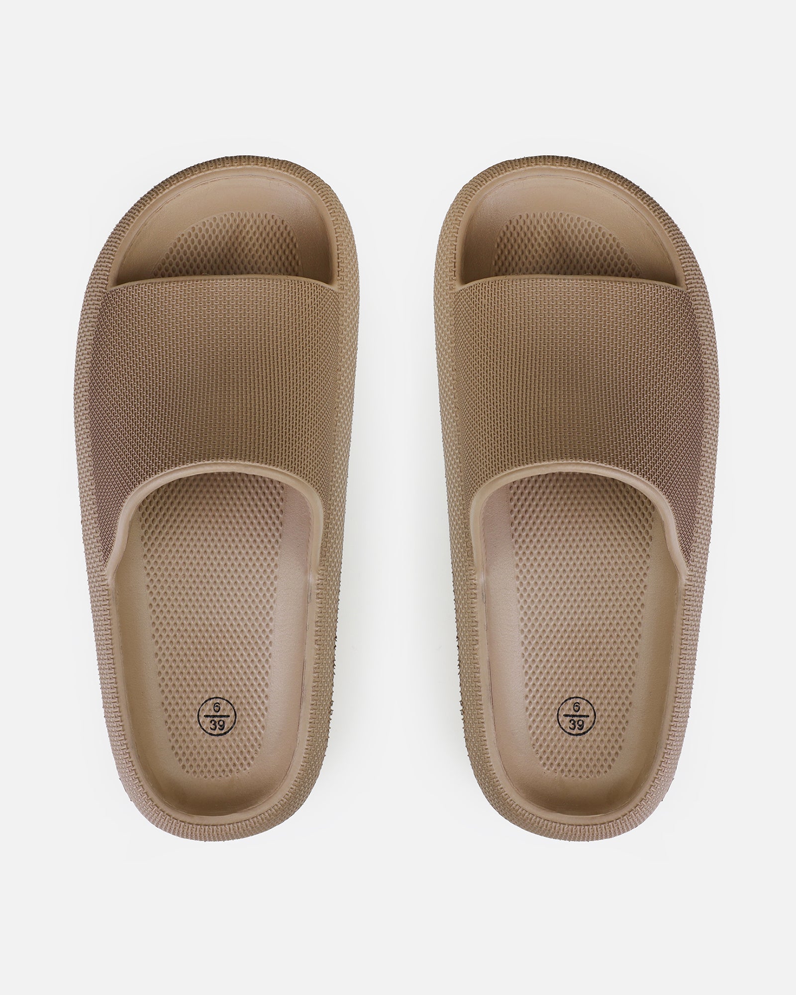 Surf Mocha Moulded Flatform Slides | SIMMI London