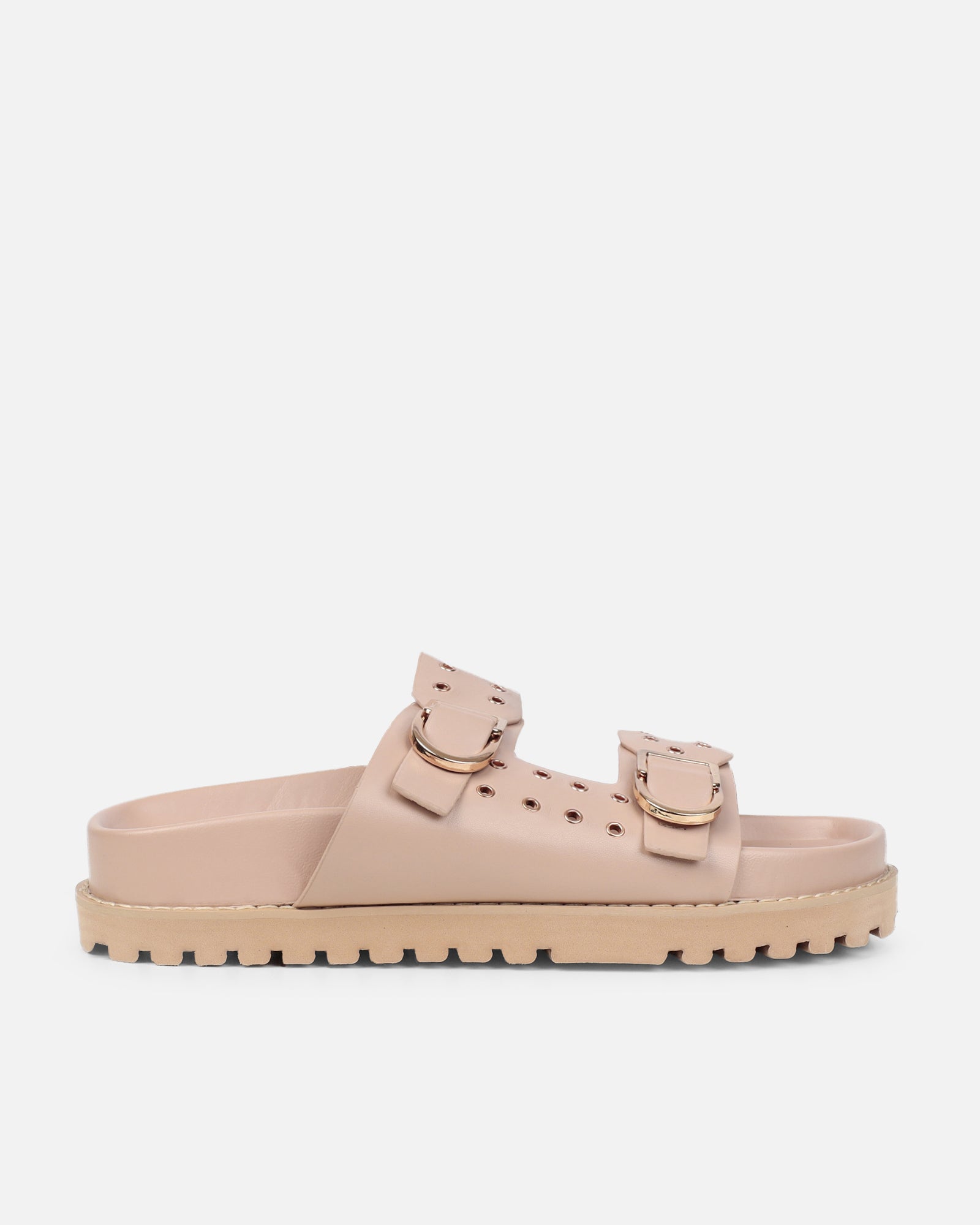 Tabi Nude Slider Sandals | SIMMI London