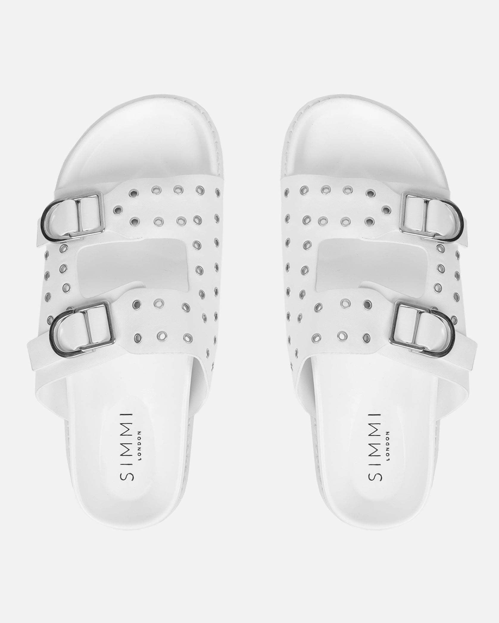 Tabi White Slider Sandals | SIMMI London